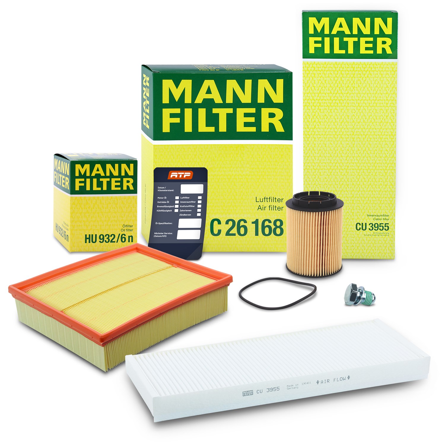 Mann-filter Inspektionspaket Filtersatz SET A [Hersteller-Nr. 10493009] für VW