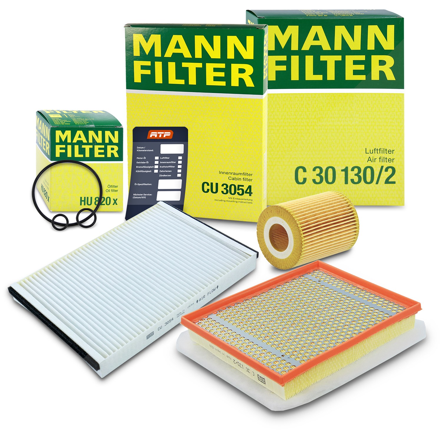 Mann-filter Inspektionspaket Filtersatz SET A [Hersteller-Nr. 10493017] für Opel
