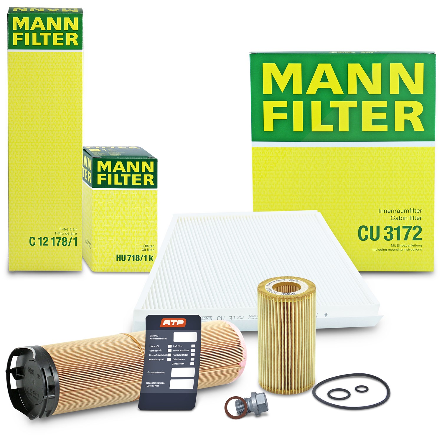 Mann-filter Inspektionspaket Filtersatz SET A [Hersteller-Nr. 10493035] für Mercedes-Benz