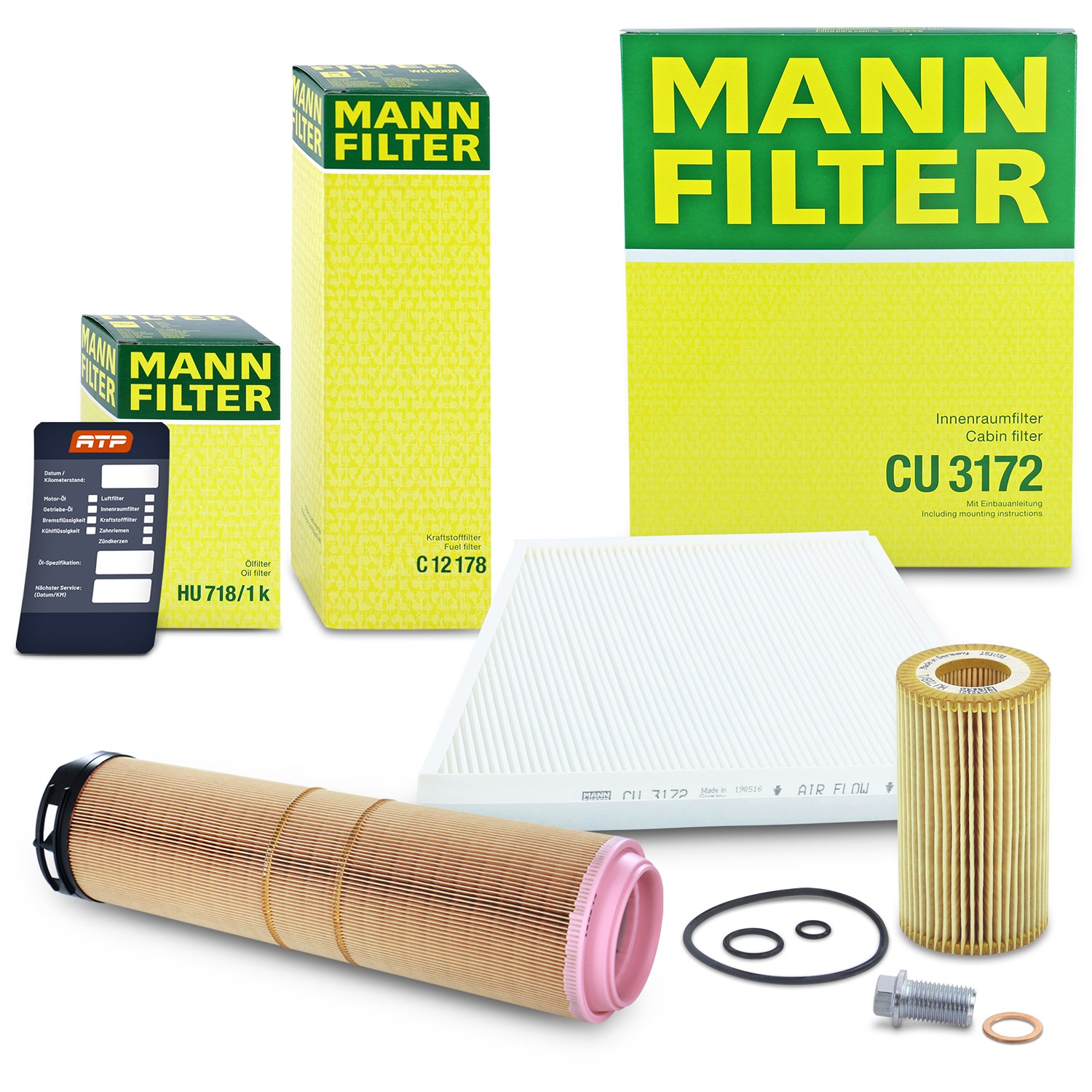 Mann-filter Inspektionspaket Filtersatz SET A [Hersteller-Nr. 10493039] für Mercedes-Benz