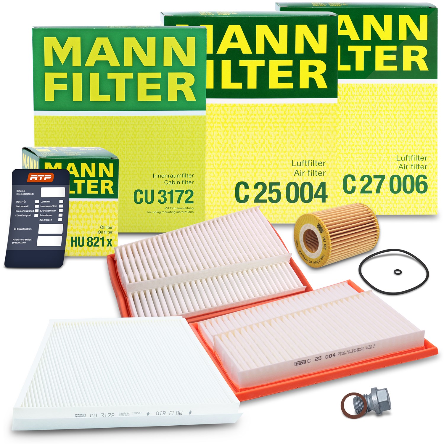 Mann-filter Inspektionspaket Filtersatz SET A [Hersteller-Nr. 10493040] für Mercedes-Benz