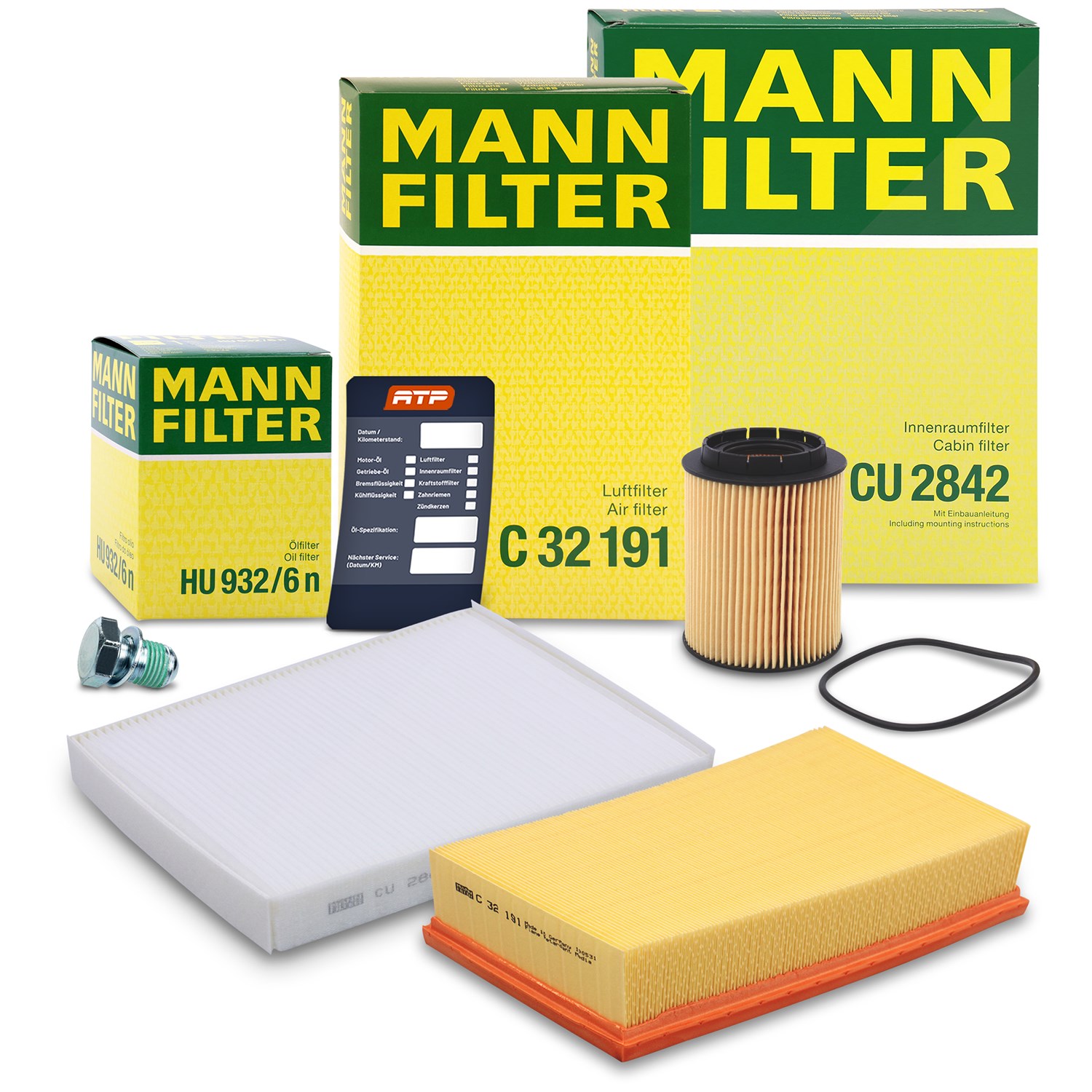 Mann-filter Inspektionspaket Filtersatz SET A [Hersteller-Nr. 10493055] für VW