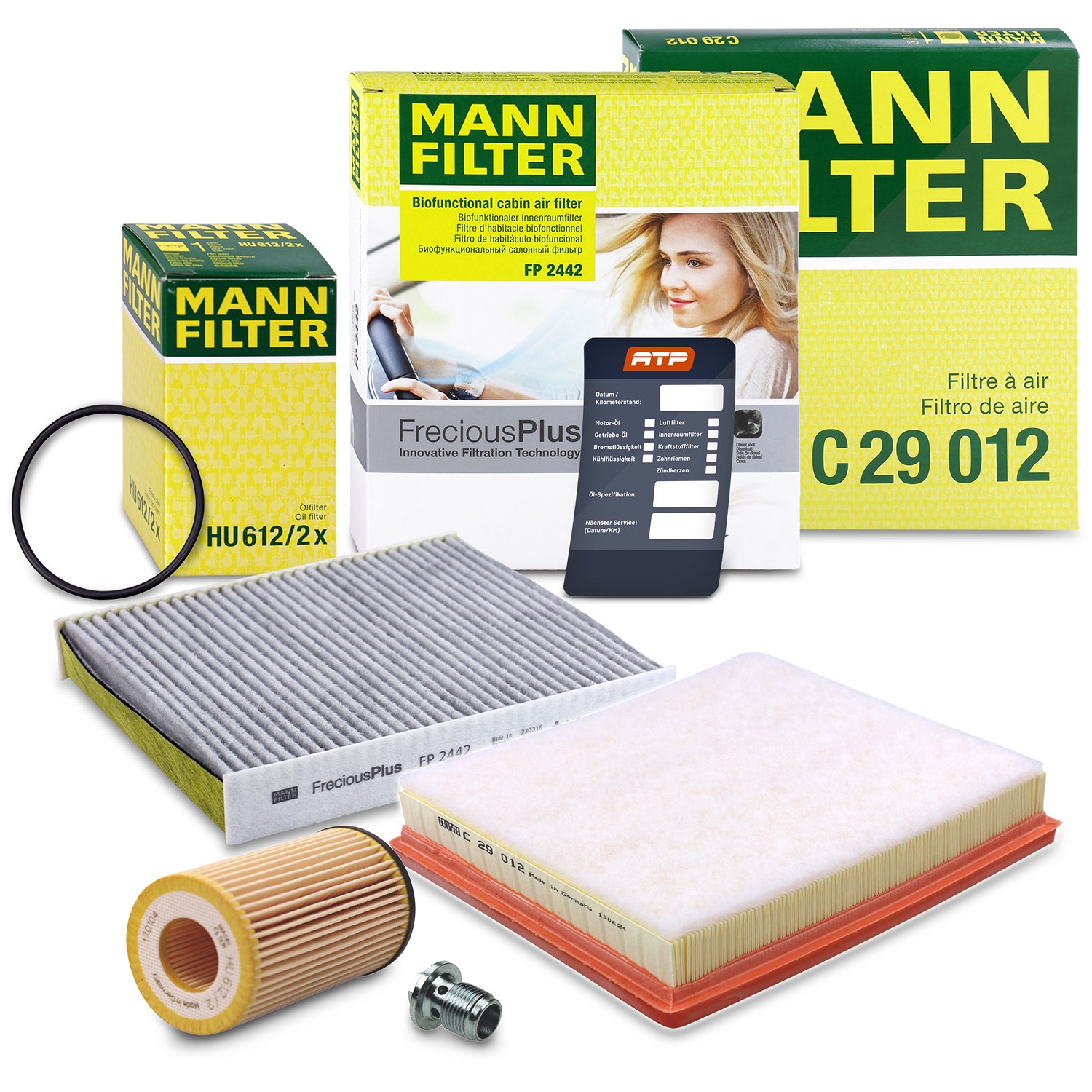 Mann-filter Inspektionspaket Filtersatz SET A [Hersteller-Nr. 10493115] für Saab, Opel