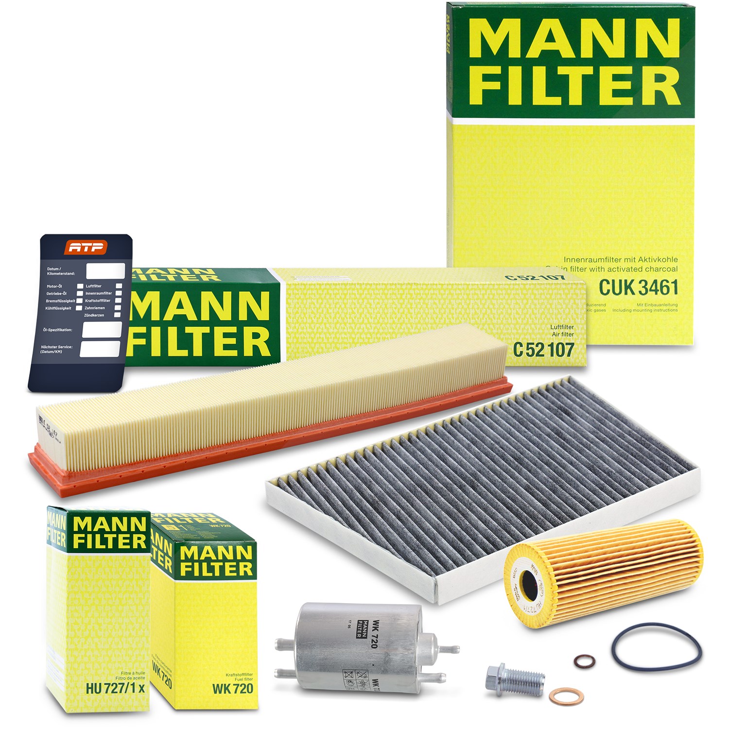 Mann-filter Inspektionspaket Filtersatz SET B [Hersteller-Nr. 10493147] für Mercedes-Benz