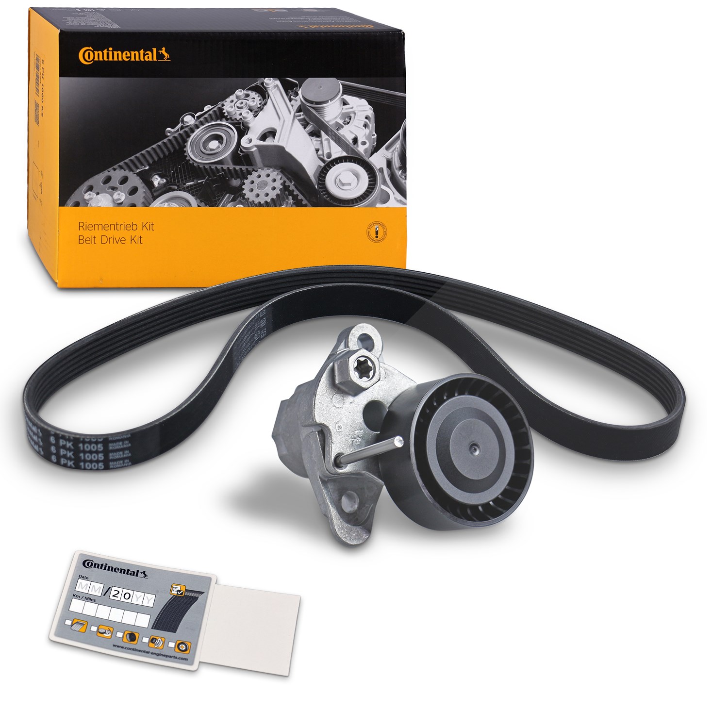 Continental Ctam Keilrippenriemensatz [Hersteller-Nr. 6PK1005K1] für Audi, VW, Seat, Cupra, Skoda