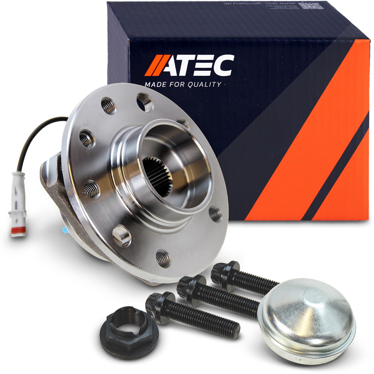 Atec Radlagersatz inkl. Radnabe Vorderachse [Hersteller-Nr. 30319310] für Opel, Vauxhall