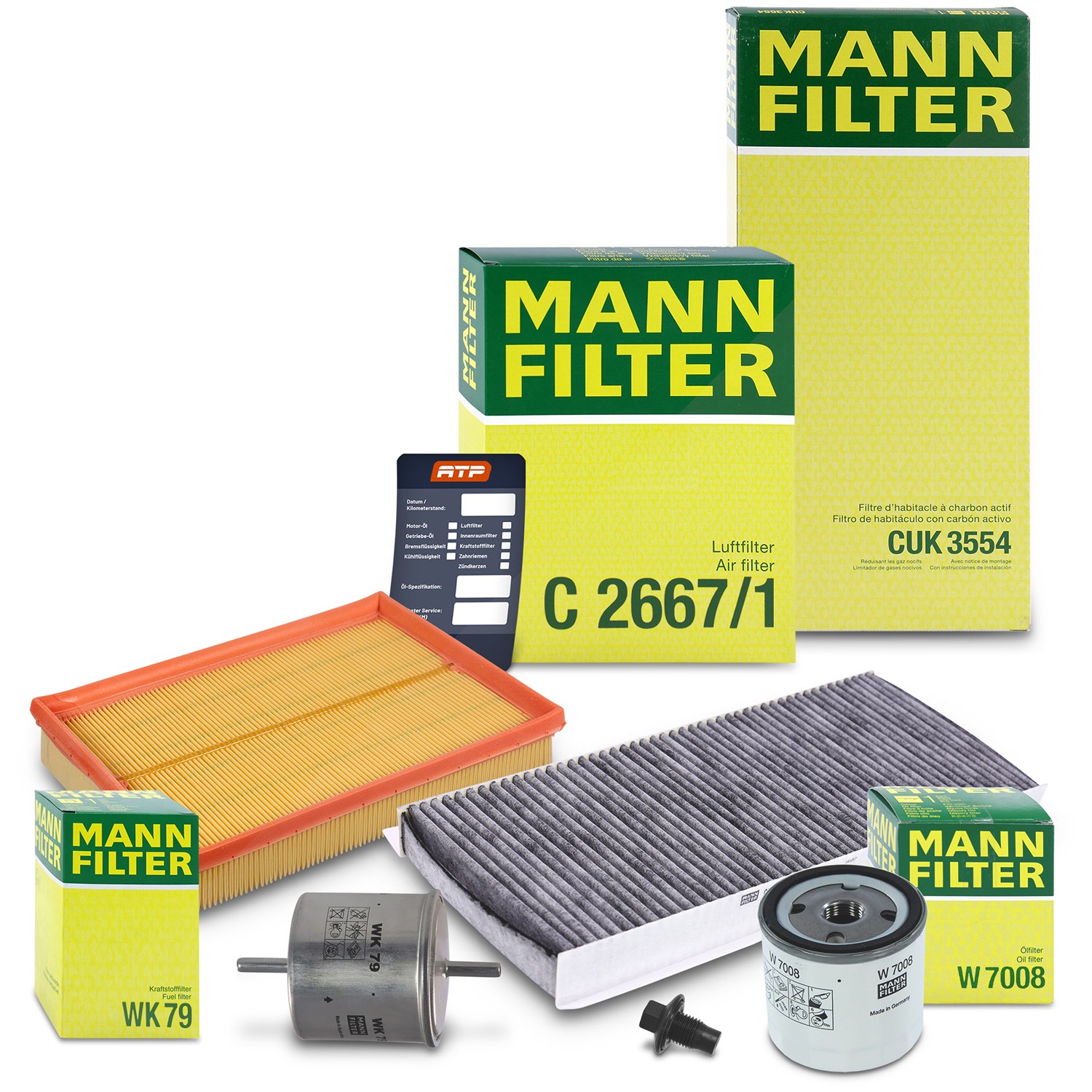 Mann-filter Inspektionspaket Filtersatz SET B [Hersteller-Nr. 10493245] für Ford, Mazda