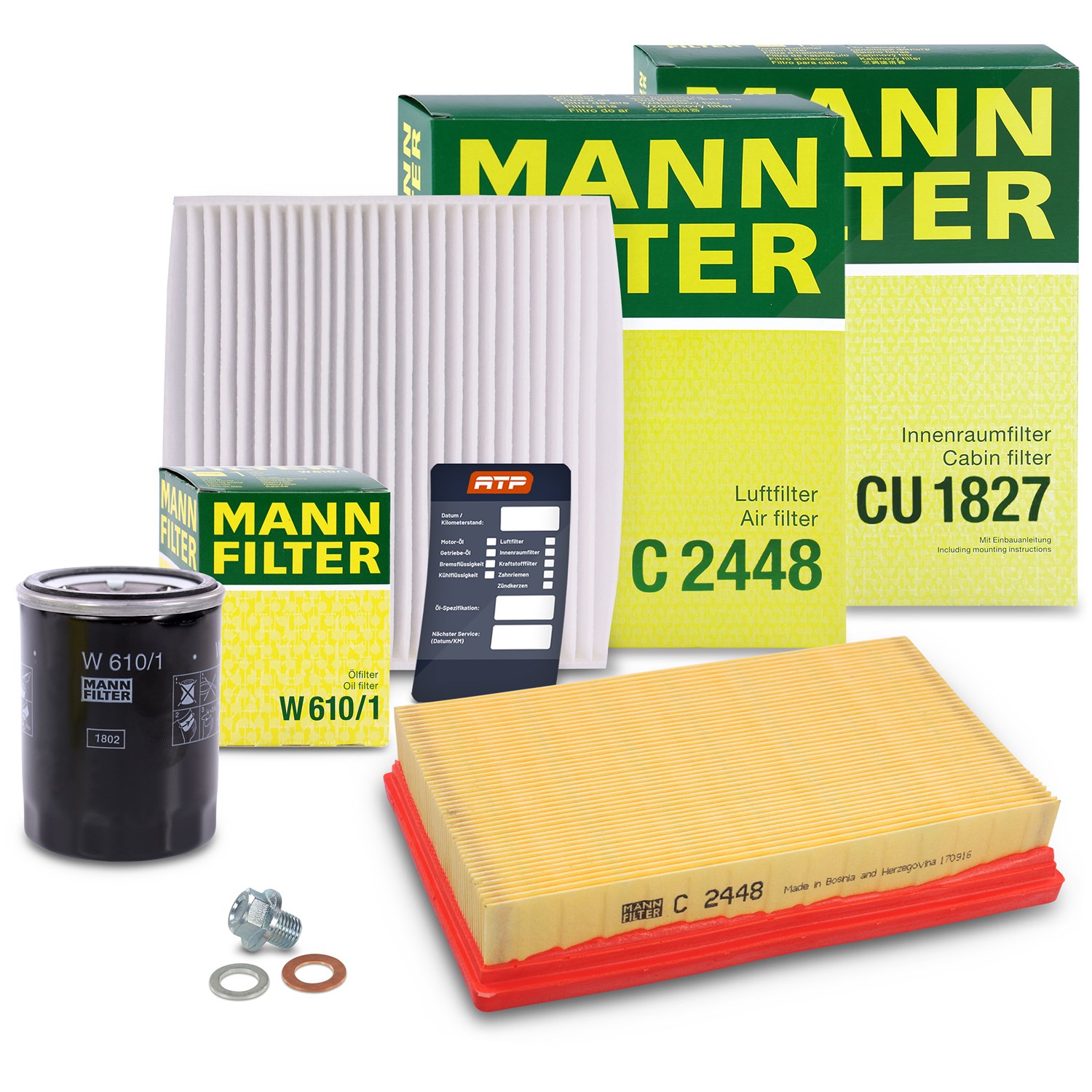 Mann-filter Inspektionspaket Filtersatz SET A [Hersteller-Nr. 10493268] für Suzuki
