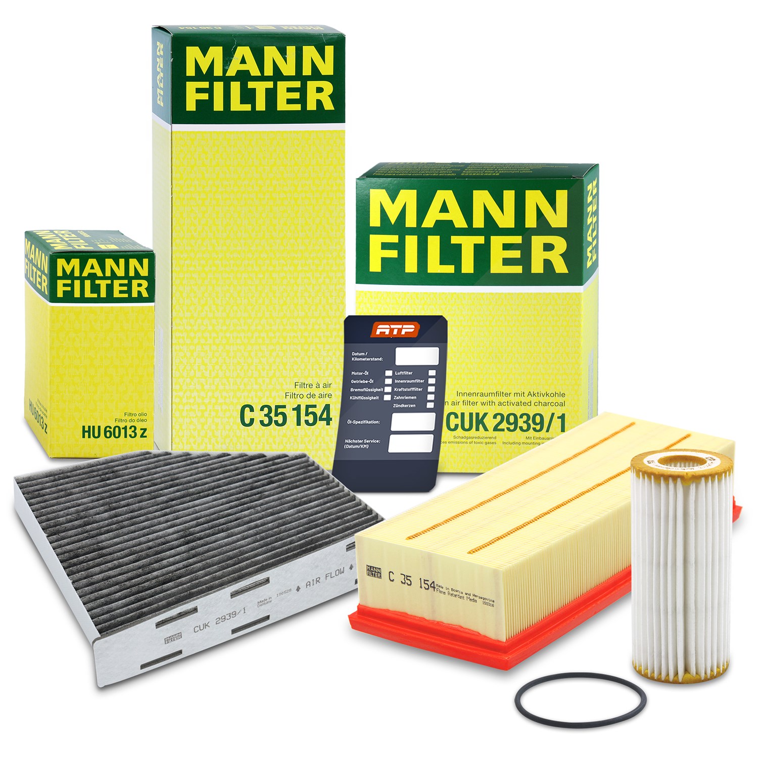 Mann-filter Inspektionspaket Filtersatz SET A [Hersteller-Nr. 10493285] für Seat, Audi, VW