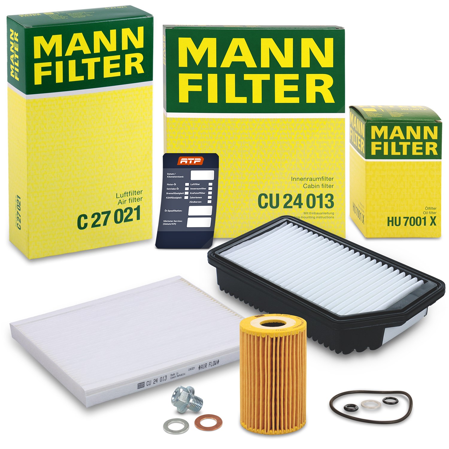Mann-filter Inspektionspaket Filtersatz SET A [Hersteller-Nr. 10493289] für Hyundai, Kia