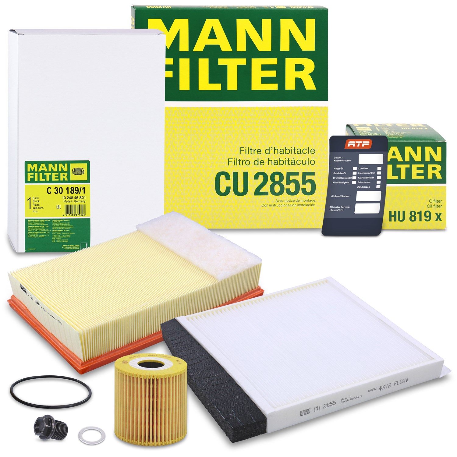 Mann-filter Inspektionspaket Filtersatz SET A [Hersteller-Nr. 10493347] für Volvo