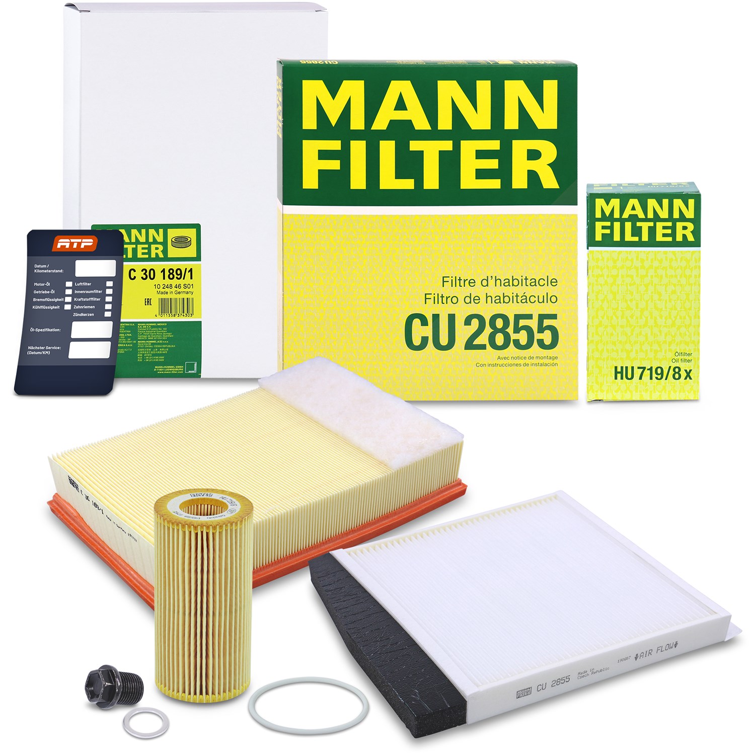 Mann-filter Inspektionspaket Filtersatz SET A [Hersteller-Nr. 10493349] für Volvo