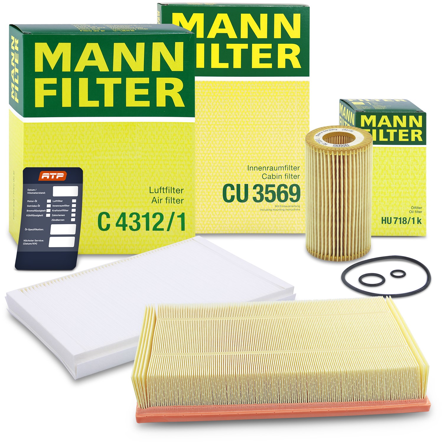 Mann-filter Inspektionspaket Filtersatz SET A [Hersteller-Nr. 10493350] für Mercedes-Benz