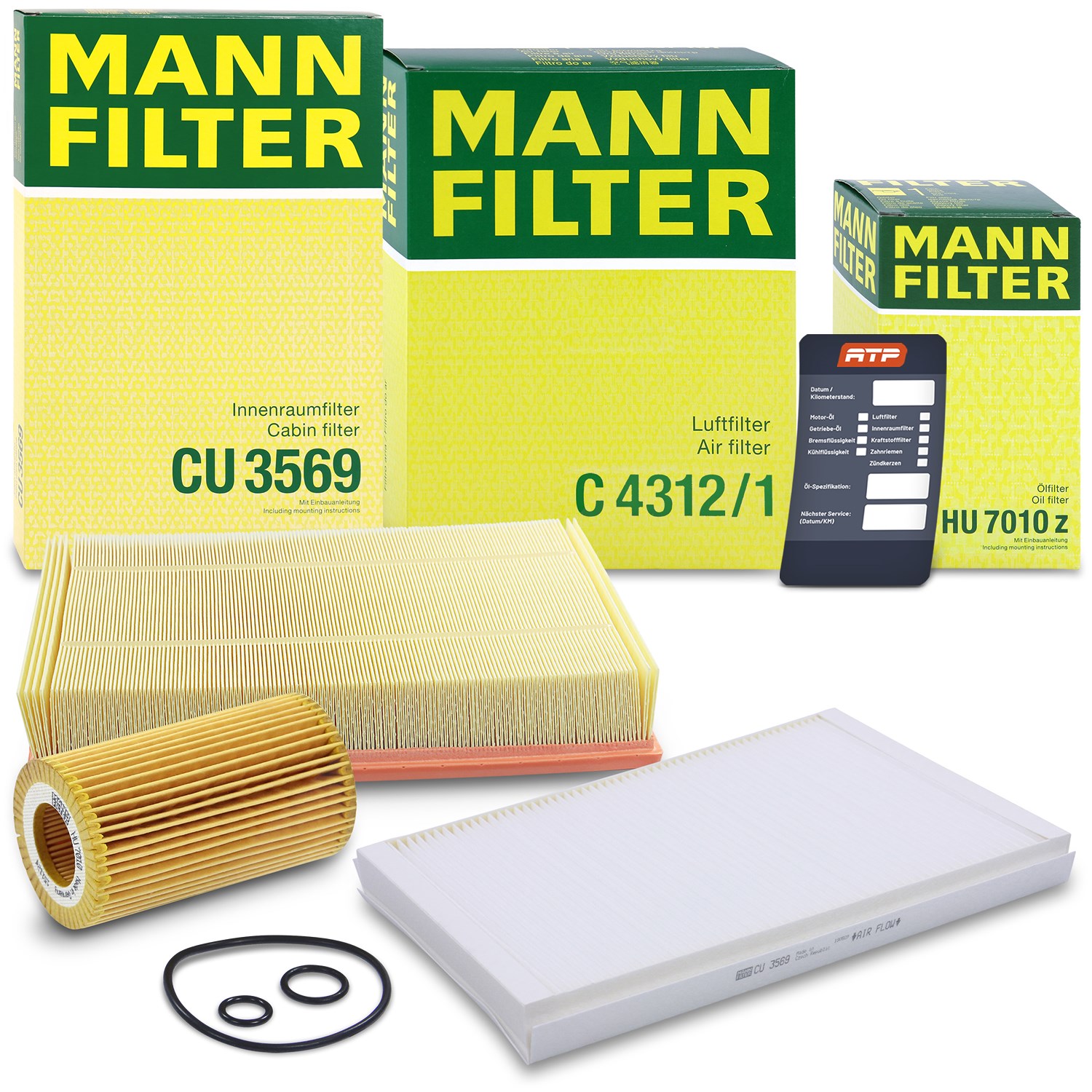 Mann-filter Inspektionspaket Filtersatz SET A [Hersteller-Nr. 10493352] für Mercedes-Benz