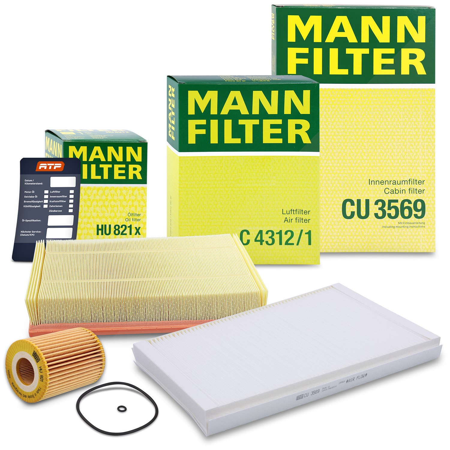 Mann-filter Inspektionspaket Filtersatz SET A [Hersteller-Nr. 10493354] für Mercedes-Benz