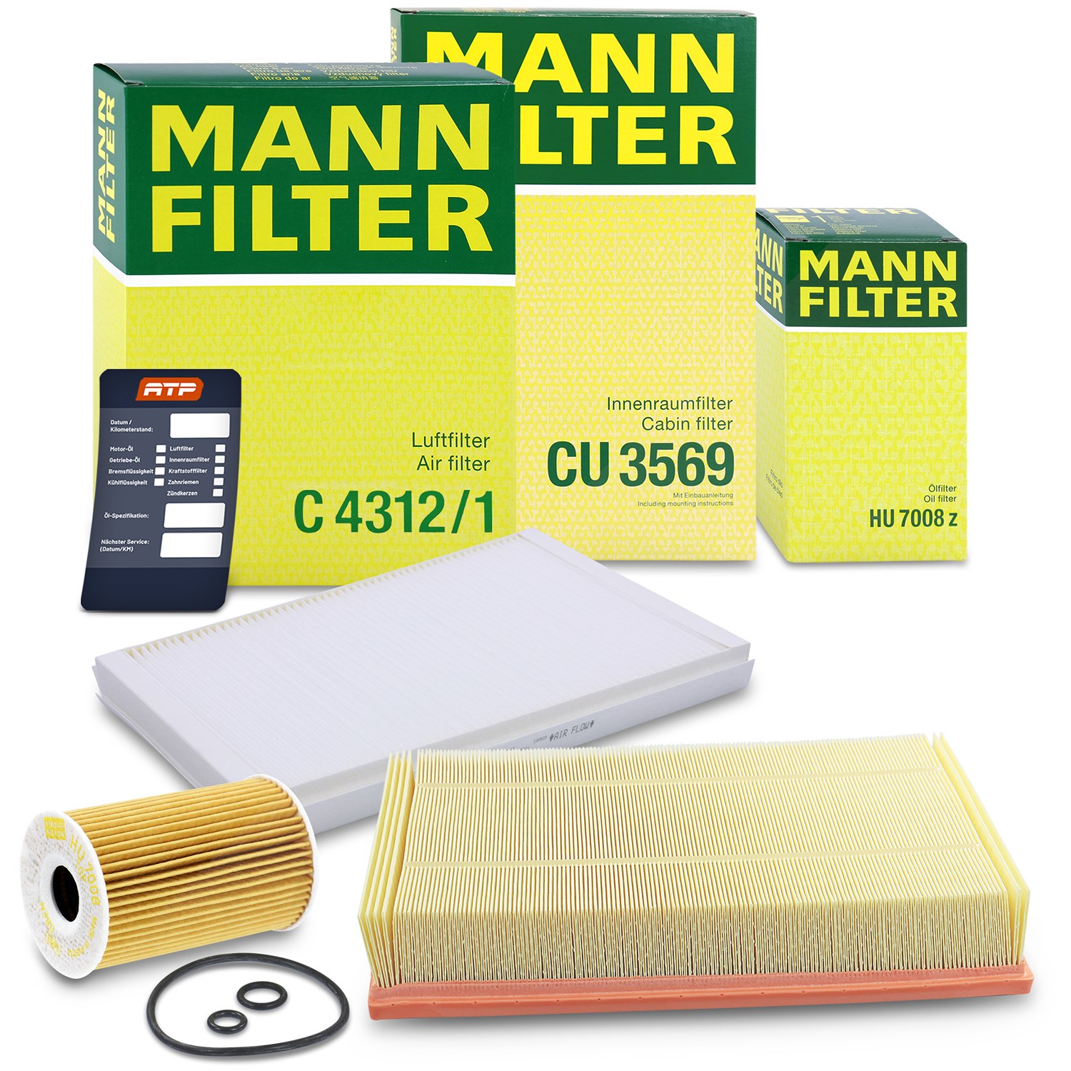 Mann-filter Inspektionspaket Filtersatz SET A [Hersteller-Nr. 10493357] für VW
