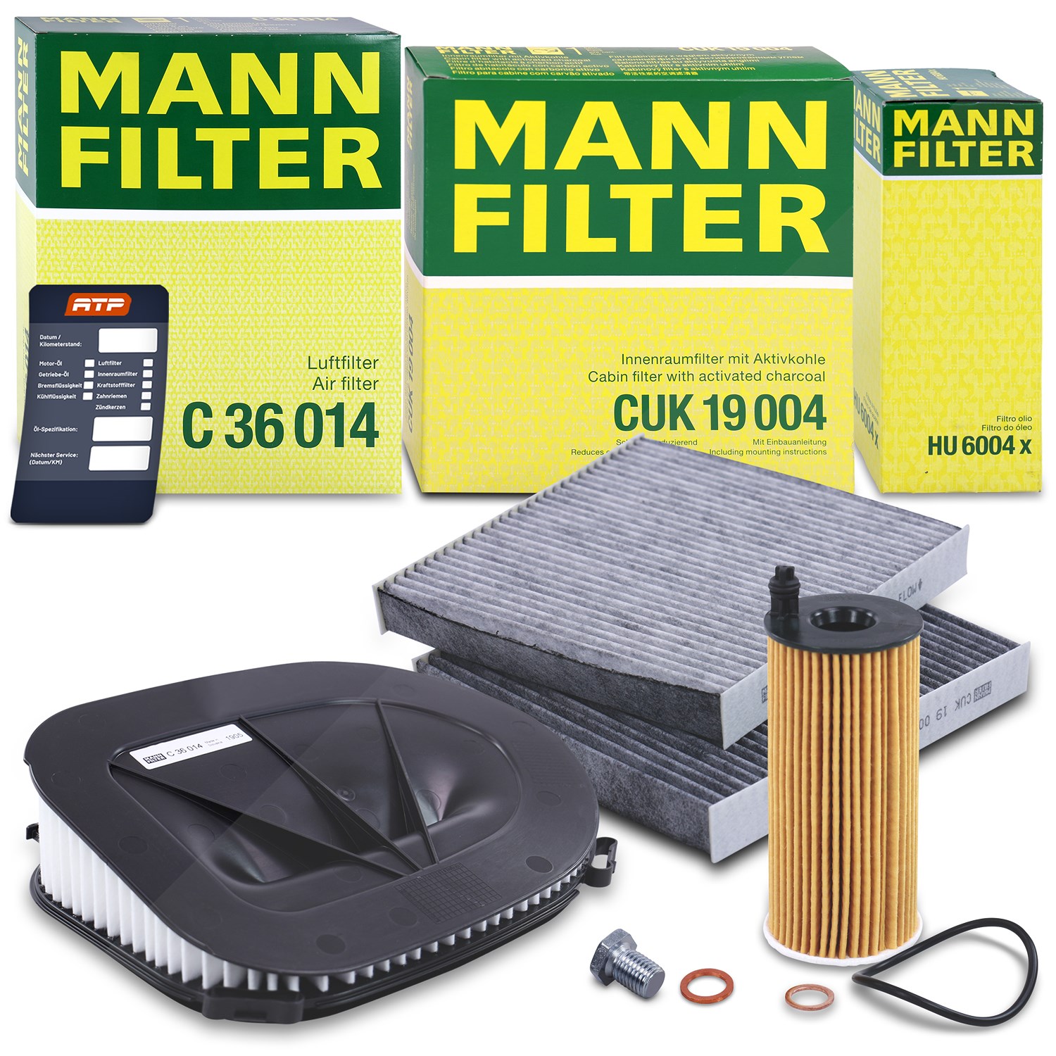 Mann-filter Inspektionspaket Filtersatz SET A [Hersteller-Nr. 10493358] für BMW