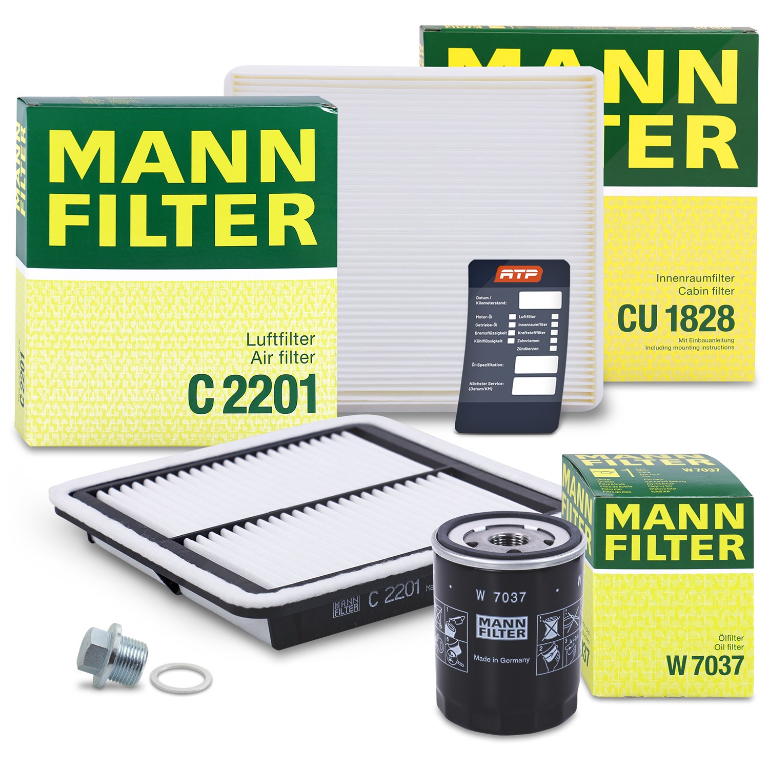 Mann-filter Inspektionspaket Filtersatz SET A [Hersteller-Nr. 10493362] für Subaru
