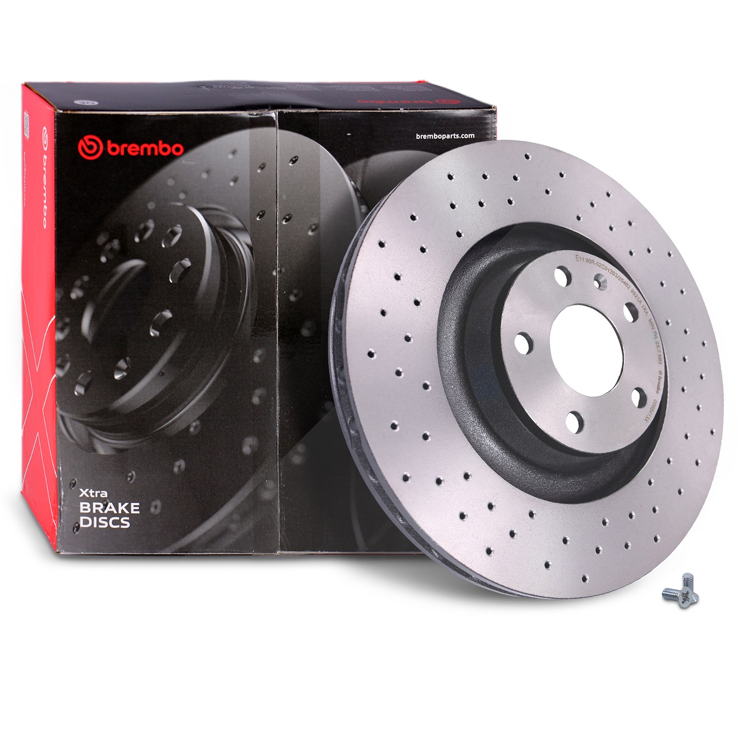 Brembo 1x Bremsscheibe belüftet vorne [Hersteller-Nr. 09.8841.3X] für Audi