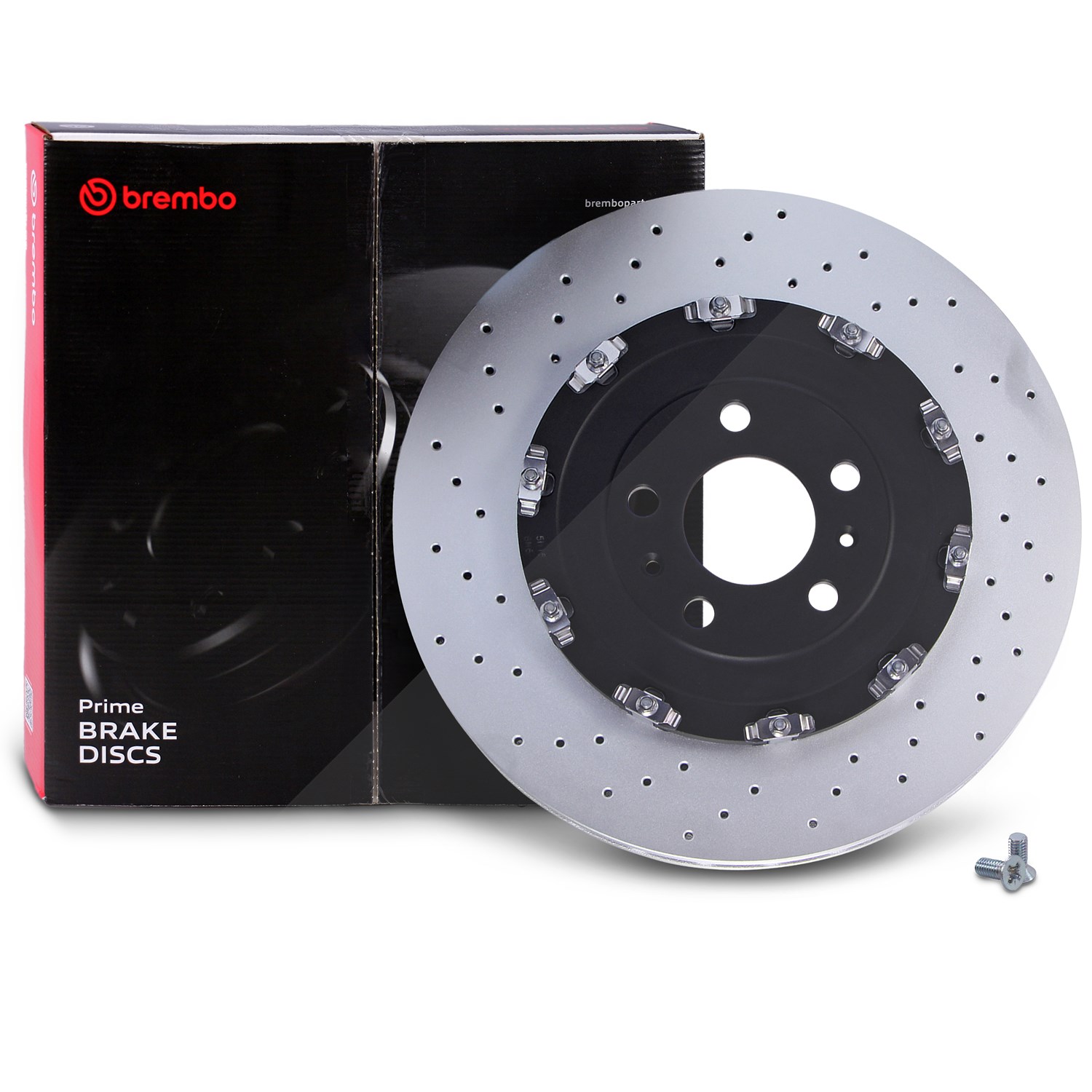 Brembo 1x Bremsscheibe Vorne Gelocht [Hersteller-Nr. 09.9477.23] für Audi