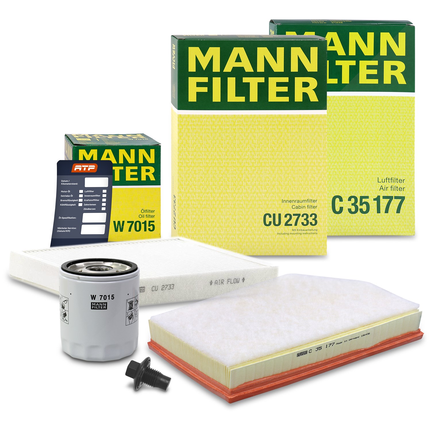 Mann-filter Inspektionspaket Filtersatz SET A [Hersteller-Nr. 10493376] für Volvo