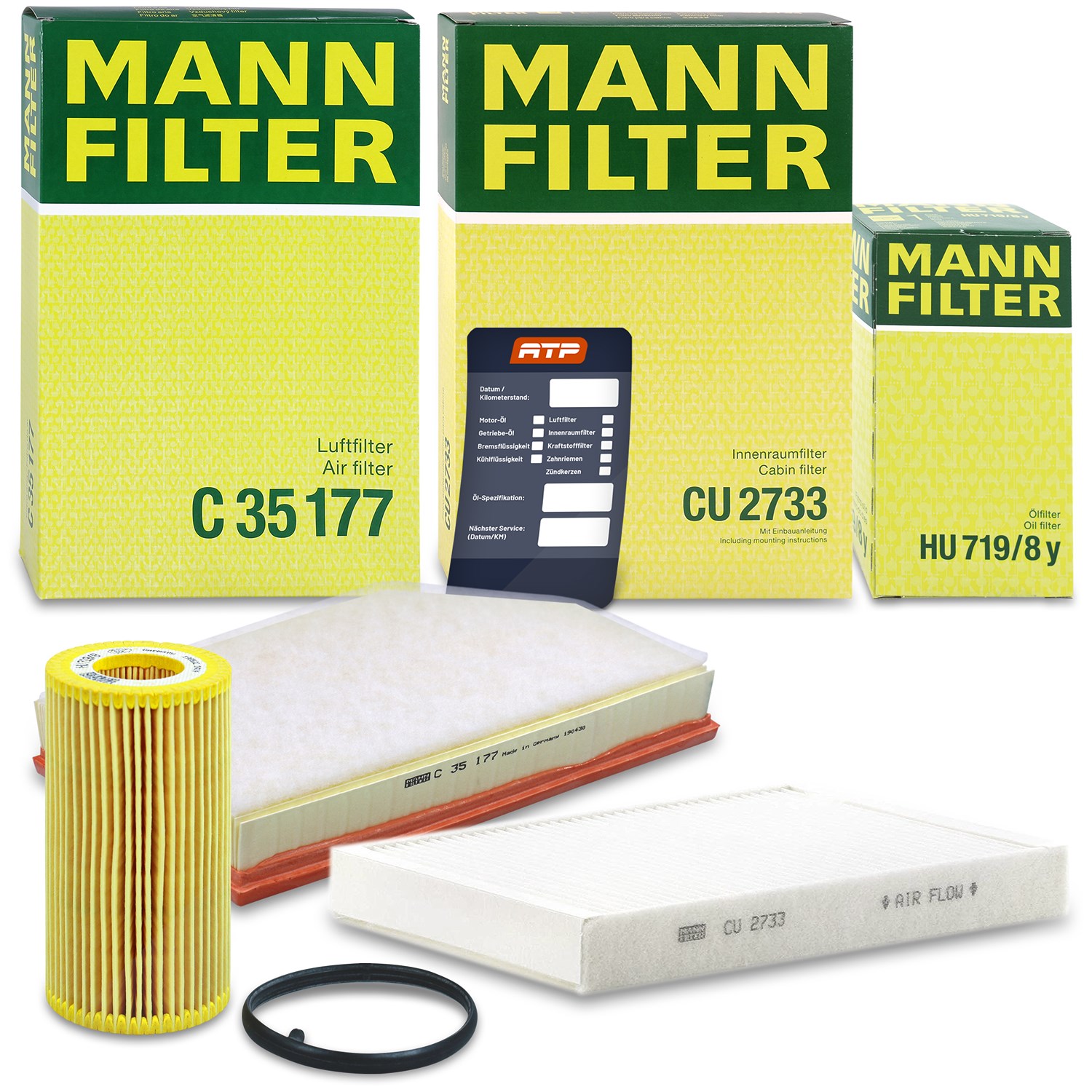 Mann-filter Inspektionspaket Filtersatz SET A [Hersteller-Nr. 10493377] für Volvo
