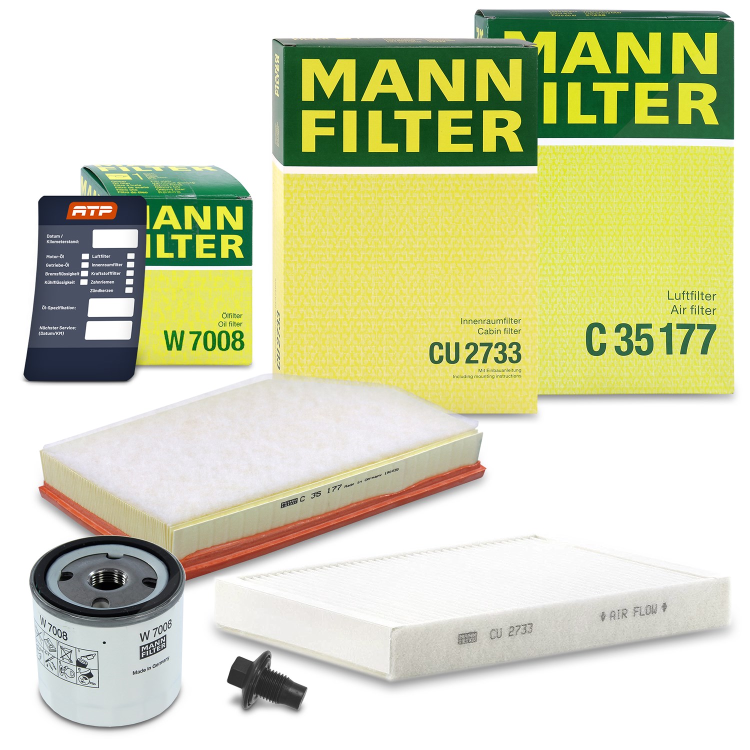 Mann-filter Inspektionspaket Filtersatz SET A [Hersteller-Nr. 10493379] für Volvo