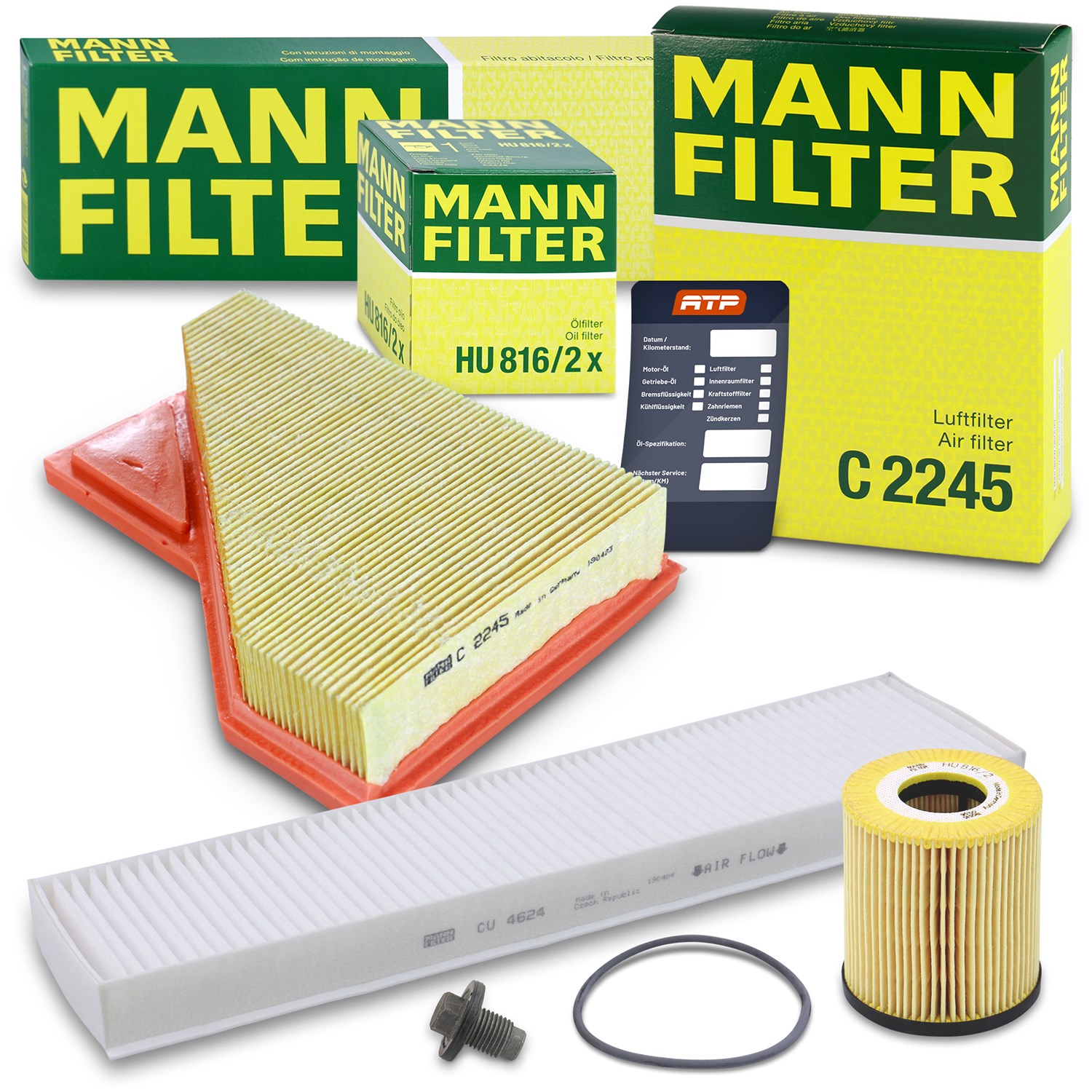 Mann-filter Inspektionspaket Filtersatz SET A [Hersteller-Nr. 10493381] für Mini