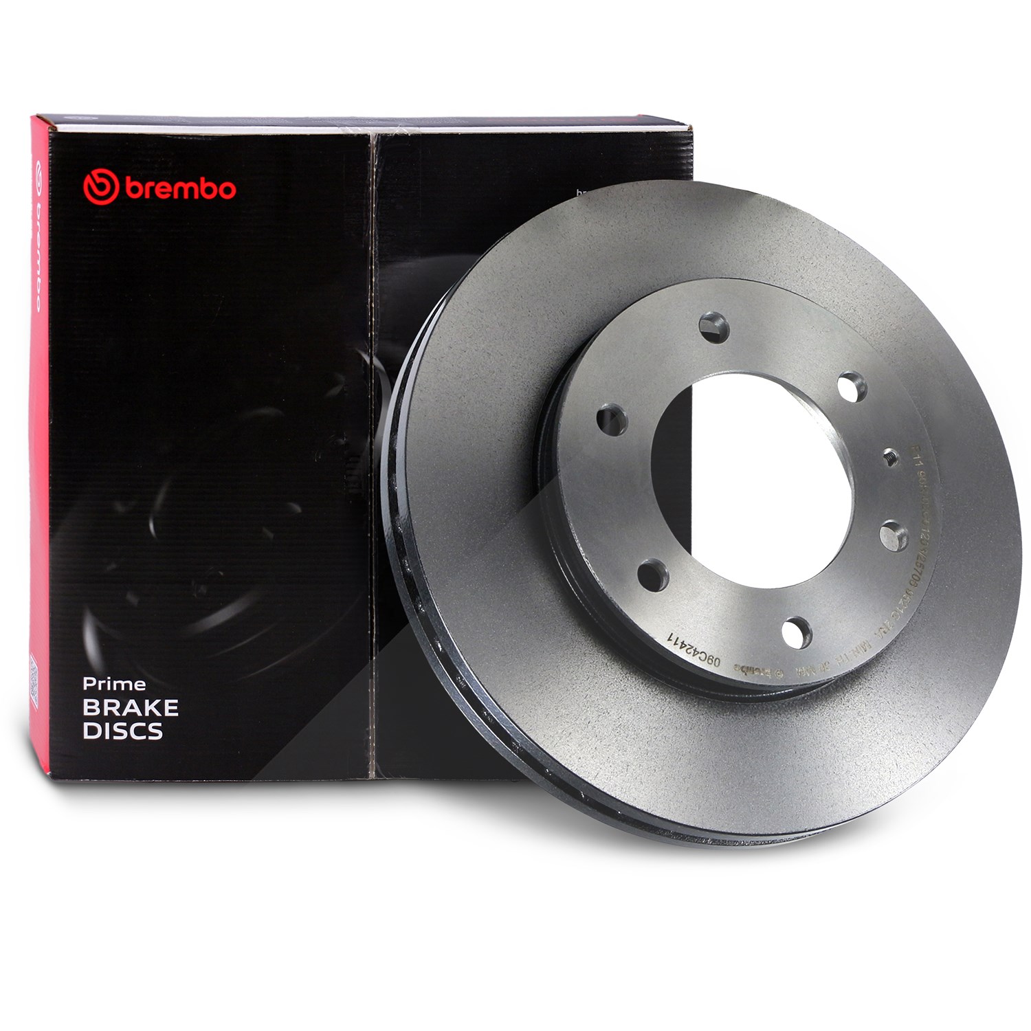 Brembo 1x Bremsscheibe belüftet vorne [Hersteller-Nr. 09.C424.11] für Mazda, Ford