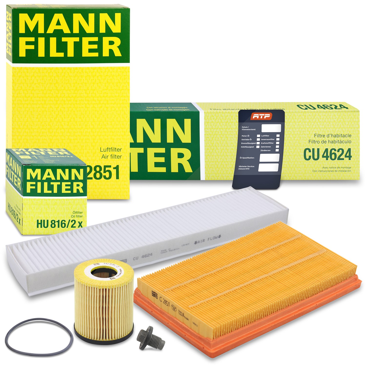 Mann-filter Inspektionspaket Filtersatz SET A [Hersteller-Nr. 10493382] für Mini