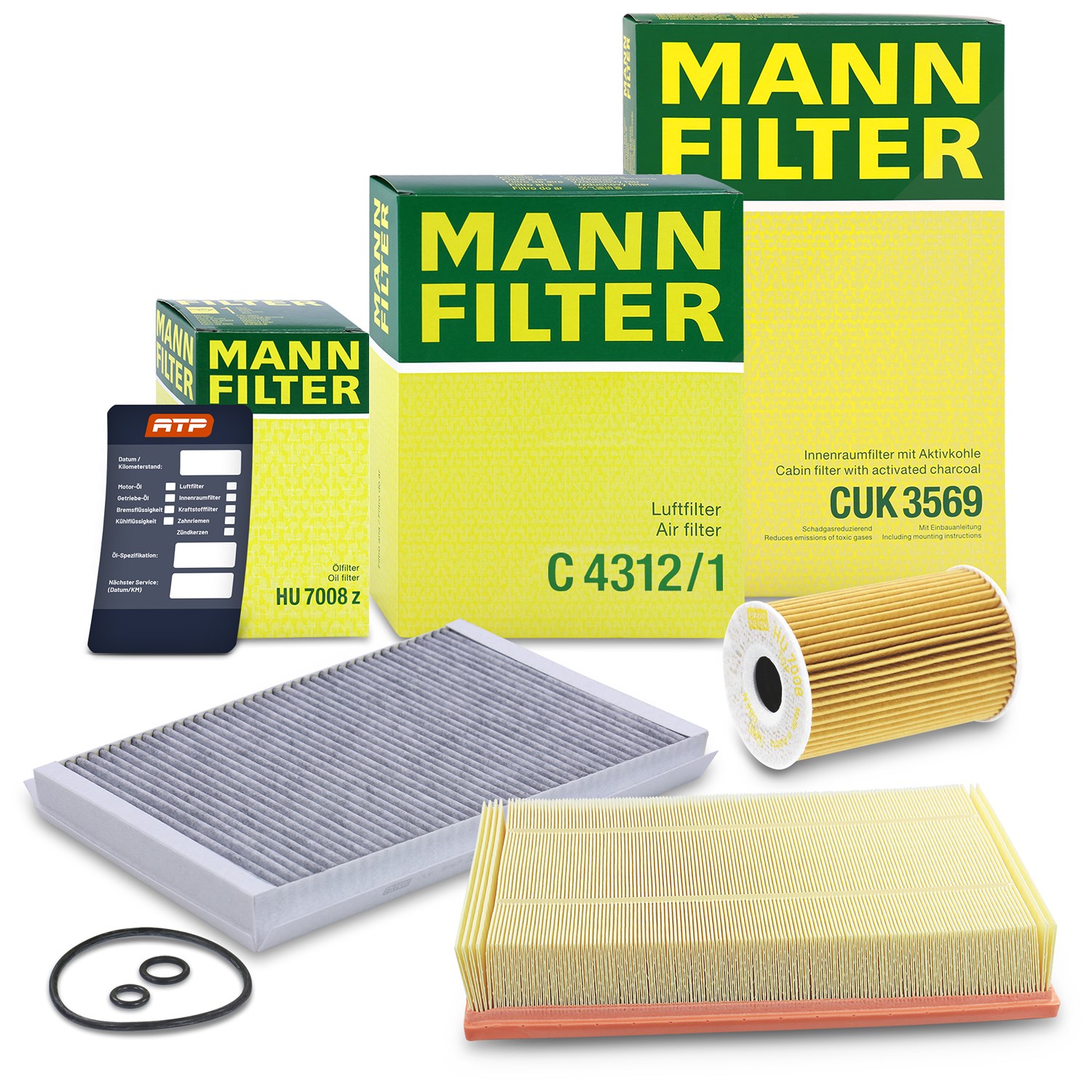 Mann-filter Inspektionspaket Filtersatz SET A [Hersteller-Nr. 10493384] für VW
