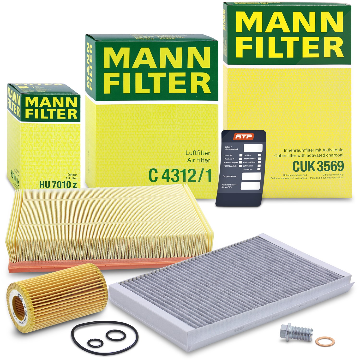 Mann-filter Inspektionspaket Filtersatz SET A [Hersteller-Nr. 10493386] für Mercedes-Benz