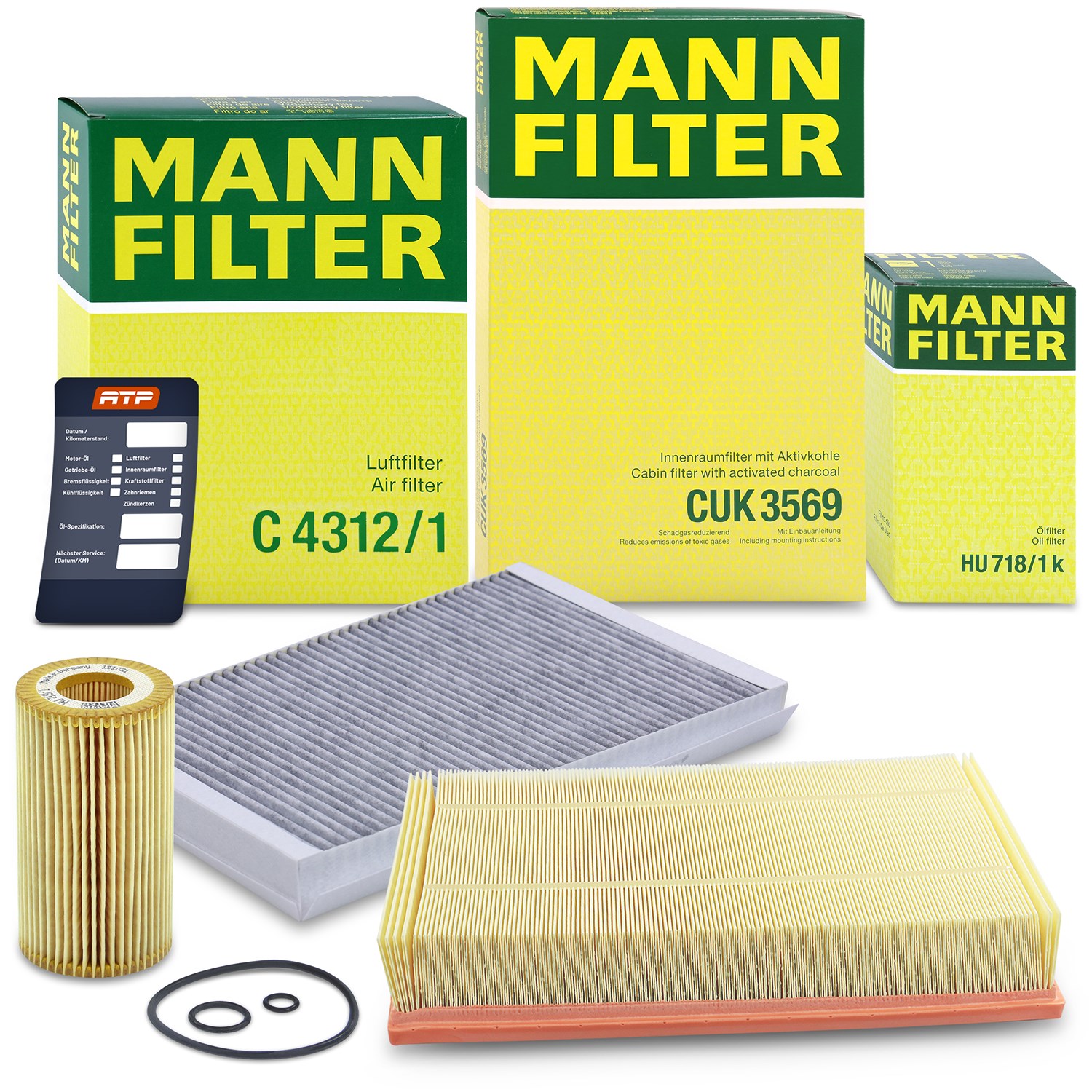 Mann-filter Inspektionspaket Filtersatz SET A [Hersteller-Nr. 10493387] für Mercedes-Benz