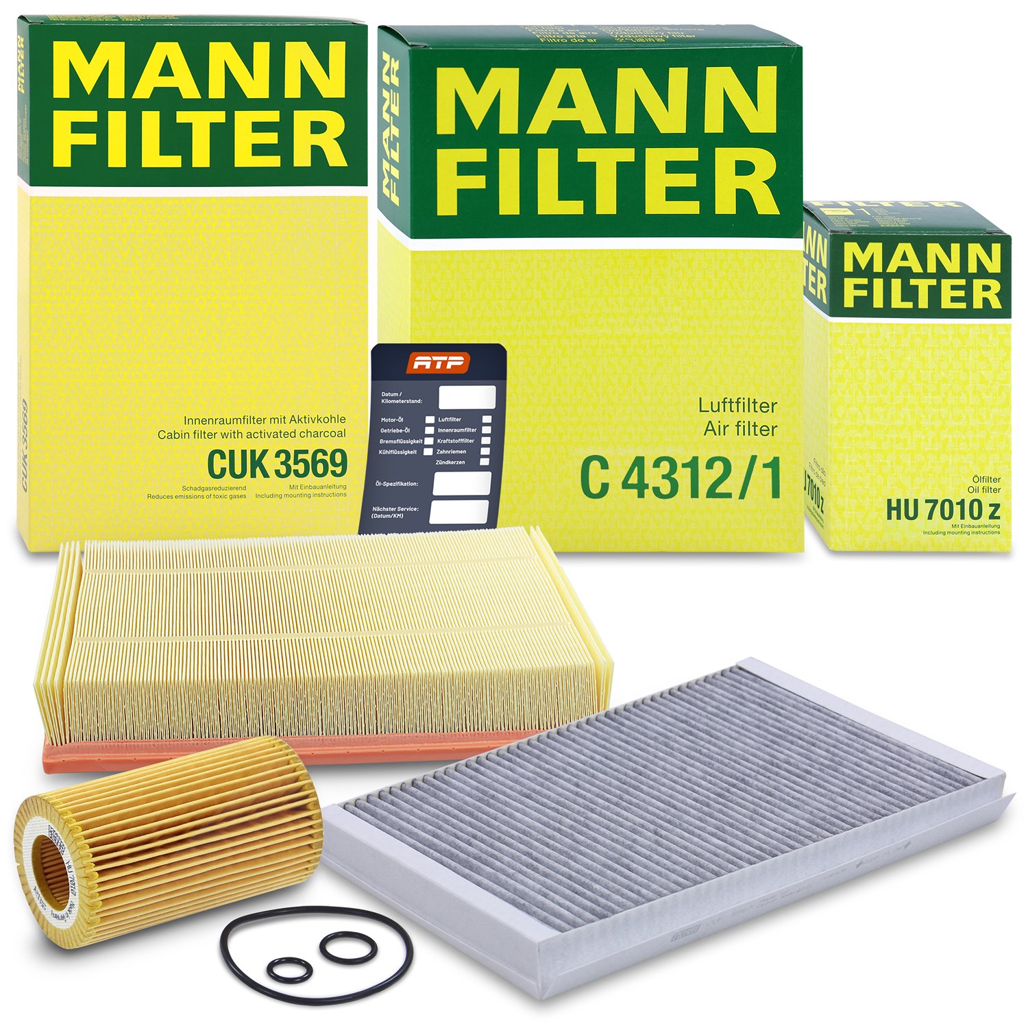 Mann-filter Inspektionspaket Filtersatz SET A [Hersteller-Nr. 10493388] für Mercedes-Benz