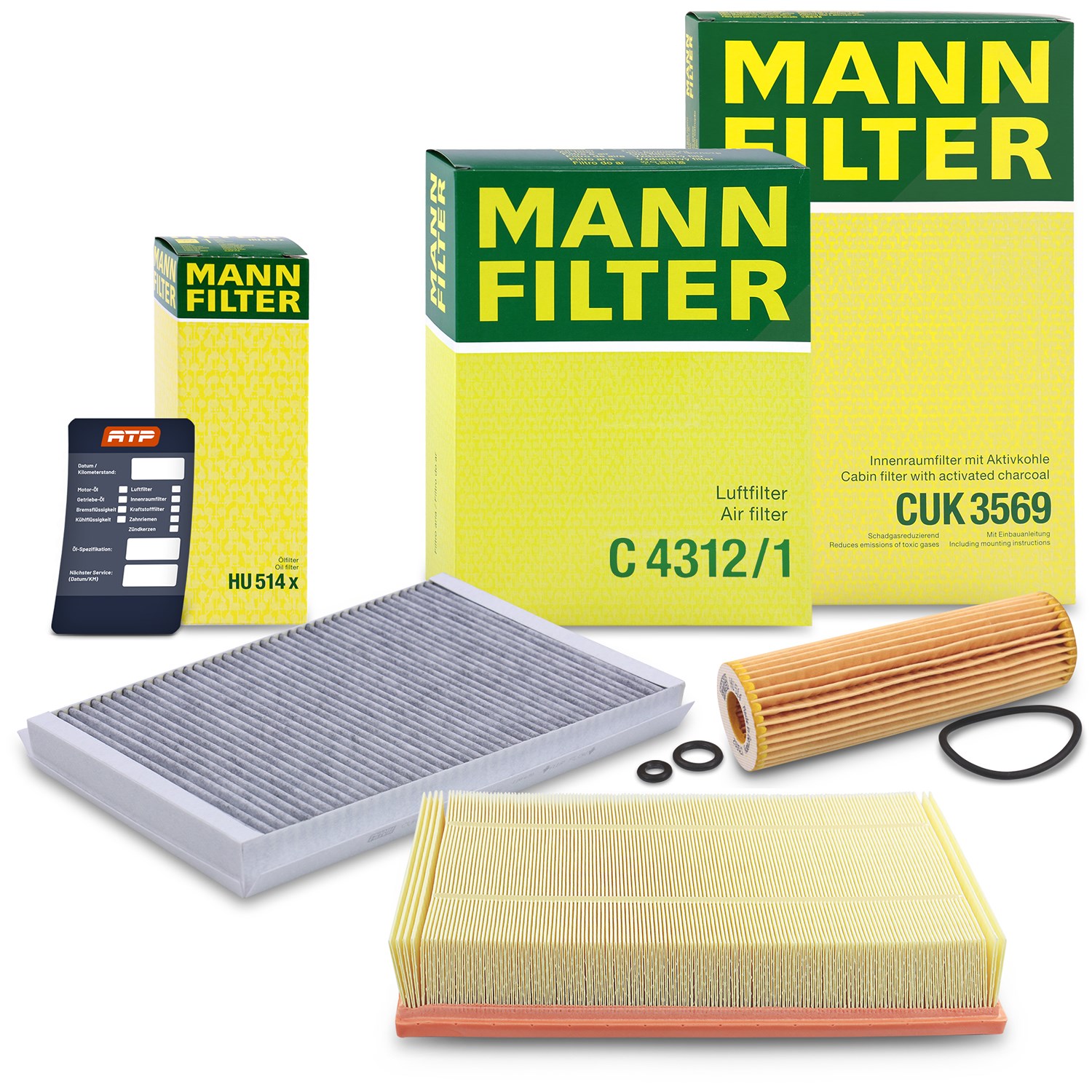 Mann-filter Inspektionspaket Filtersatz SET A [Hersteller-Nr. 10493389] für Mercedes-Benz