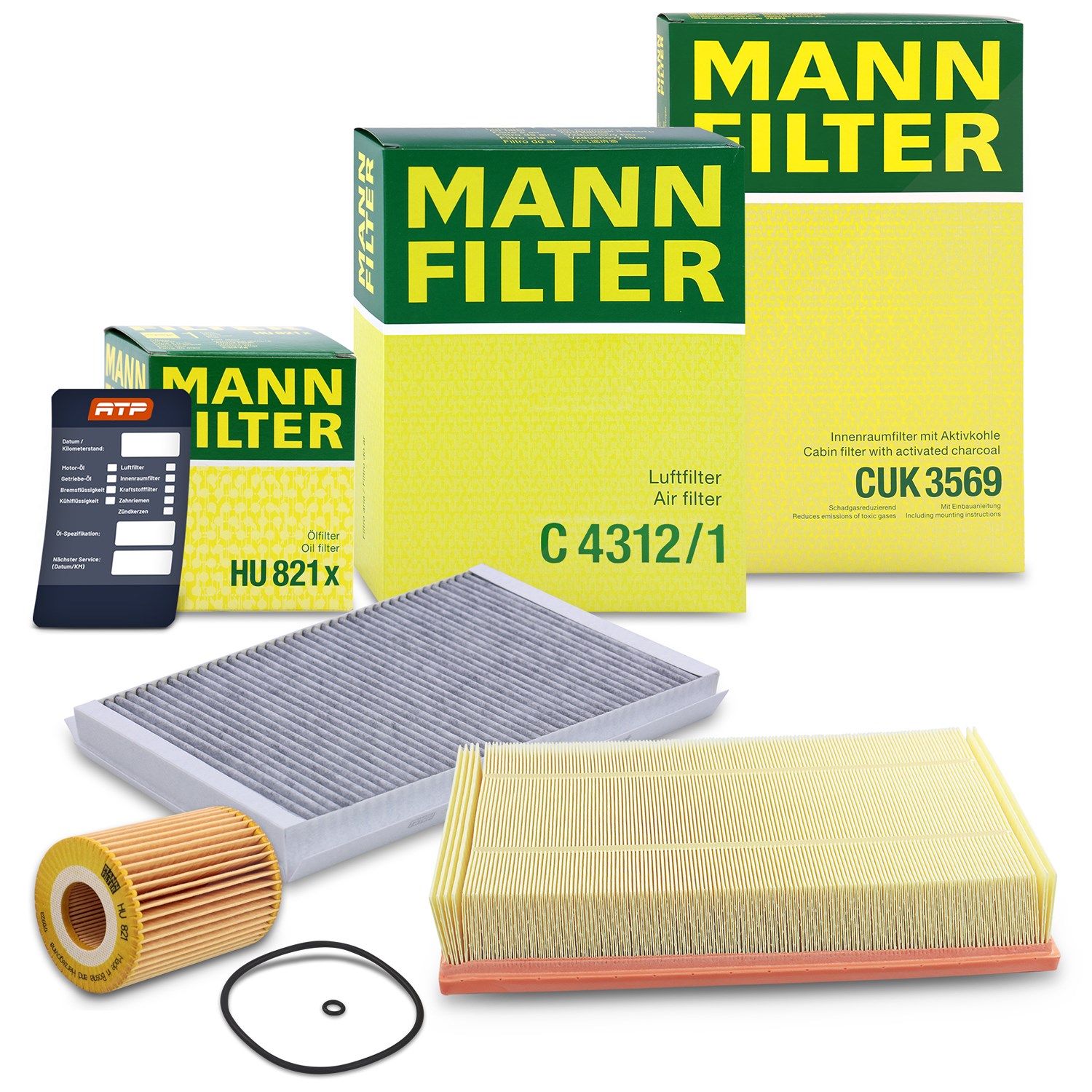 Mann-filter Inspektionspaket Filtersatz SET A [Hersteller-Nr. 10493390] für Mercedes-Benz
