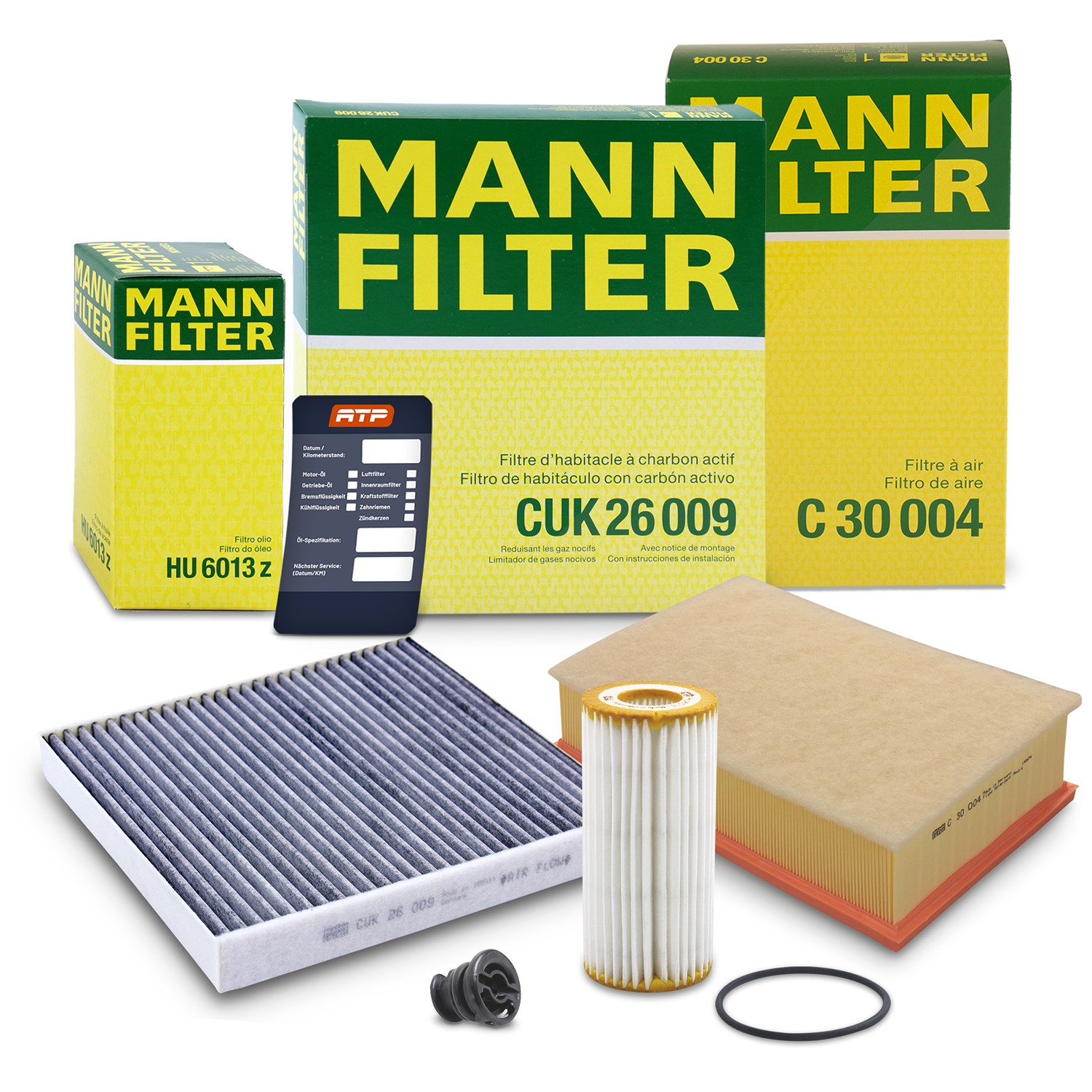 Mann-filter Inspektionspaket Filtersatz SET A [Hersteller-Nr. 10493422] für Skoda, Audi, Seat, VW