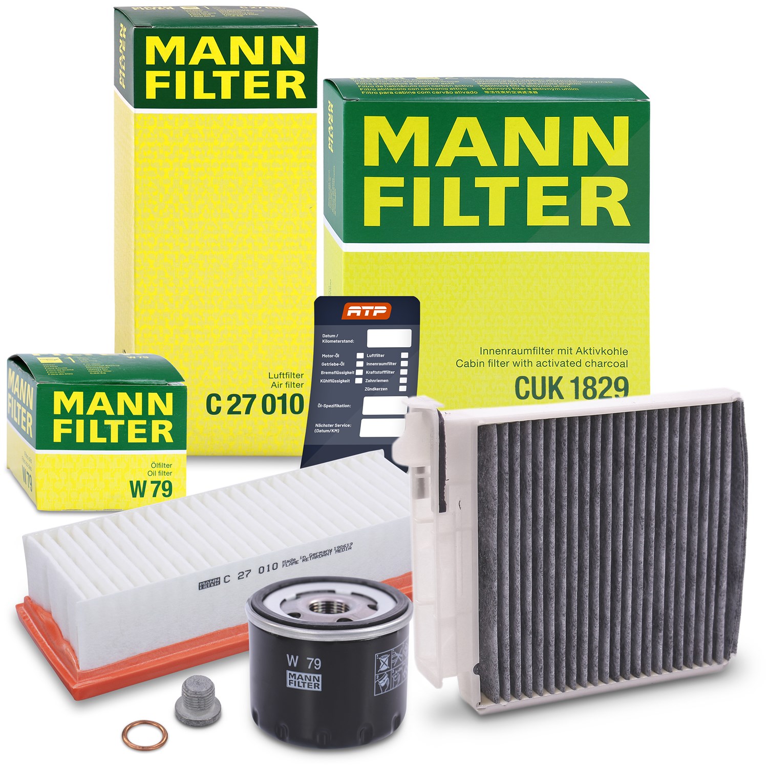 Mann-filter Inspektionspaket Filtersatz SET A [Hersteller-Nr. 10493436] für Dacia