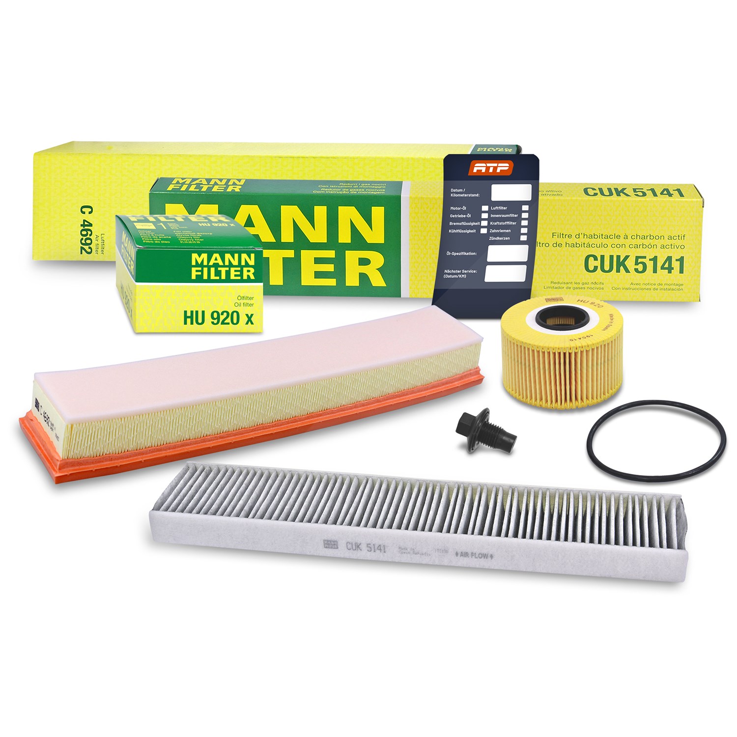 Mann-filter Inspektionspaket Filtersatz SET A [Hersteller-Nr. 10493447] für Jaguar