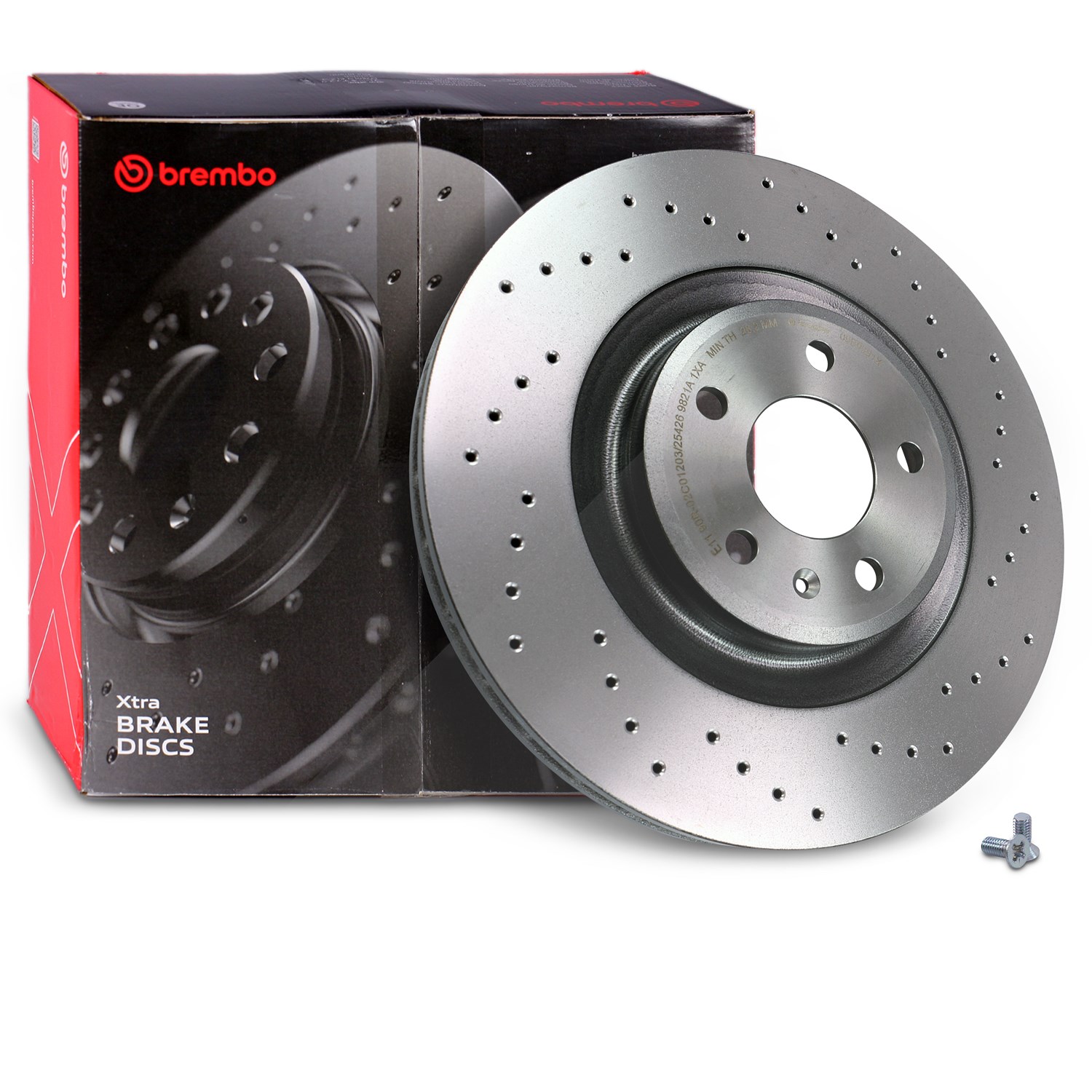 Brembo 1x Bremsscheibe belüftet vorne [Hersteller-Nr. 09.B039.1X] für Audi