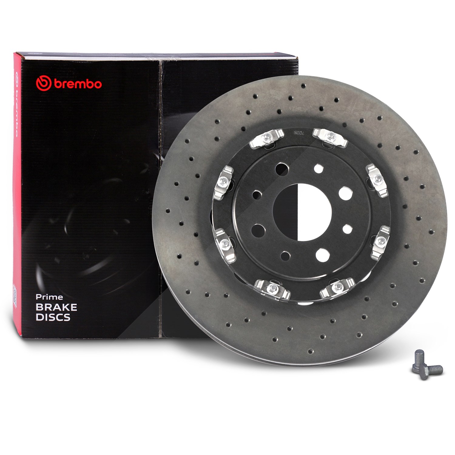 Brembo 1x Bremsscheibe Vorne Gelocht [Hersteller-Nr. 09.B085.13] für Abarth