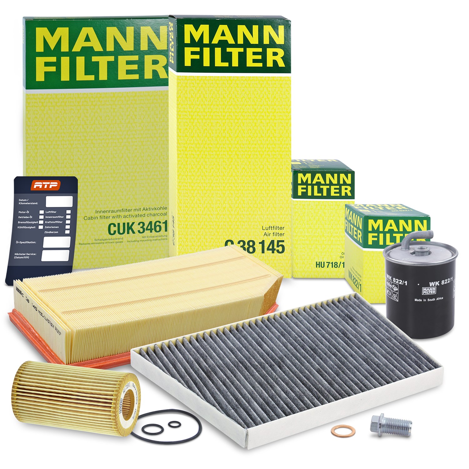 Mann-filter Inspektionspaket Filtersatz SET B [Hersteller-Nr. 10491216] für Mercedes-Benz
