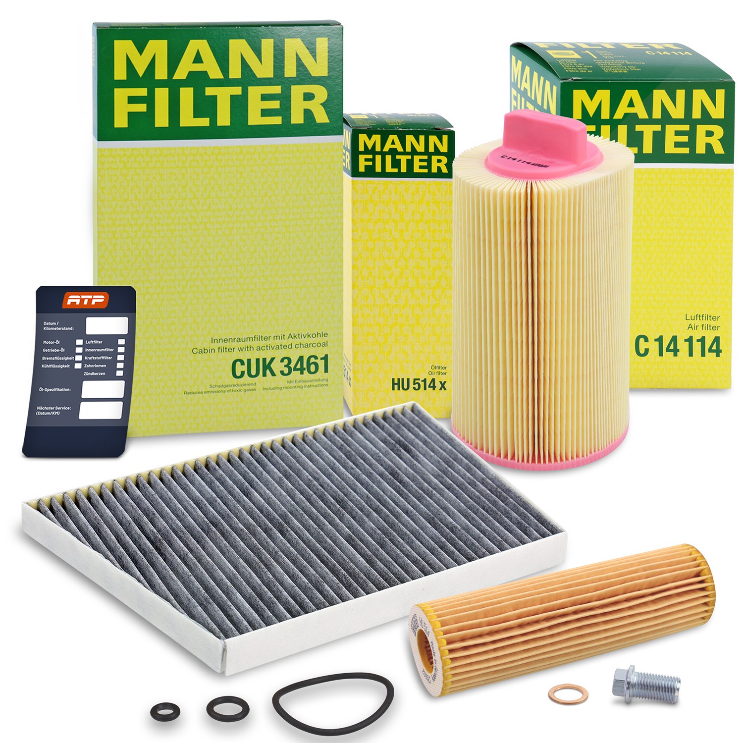 Mann-filter Inspektionspaket Filtersatz SET A [Hersteller-Nr. 10491235] für Mercedes-Benz