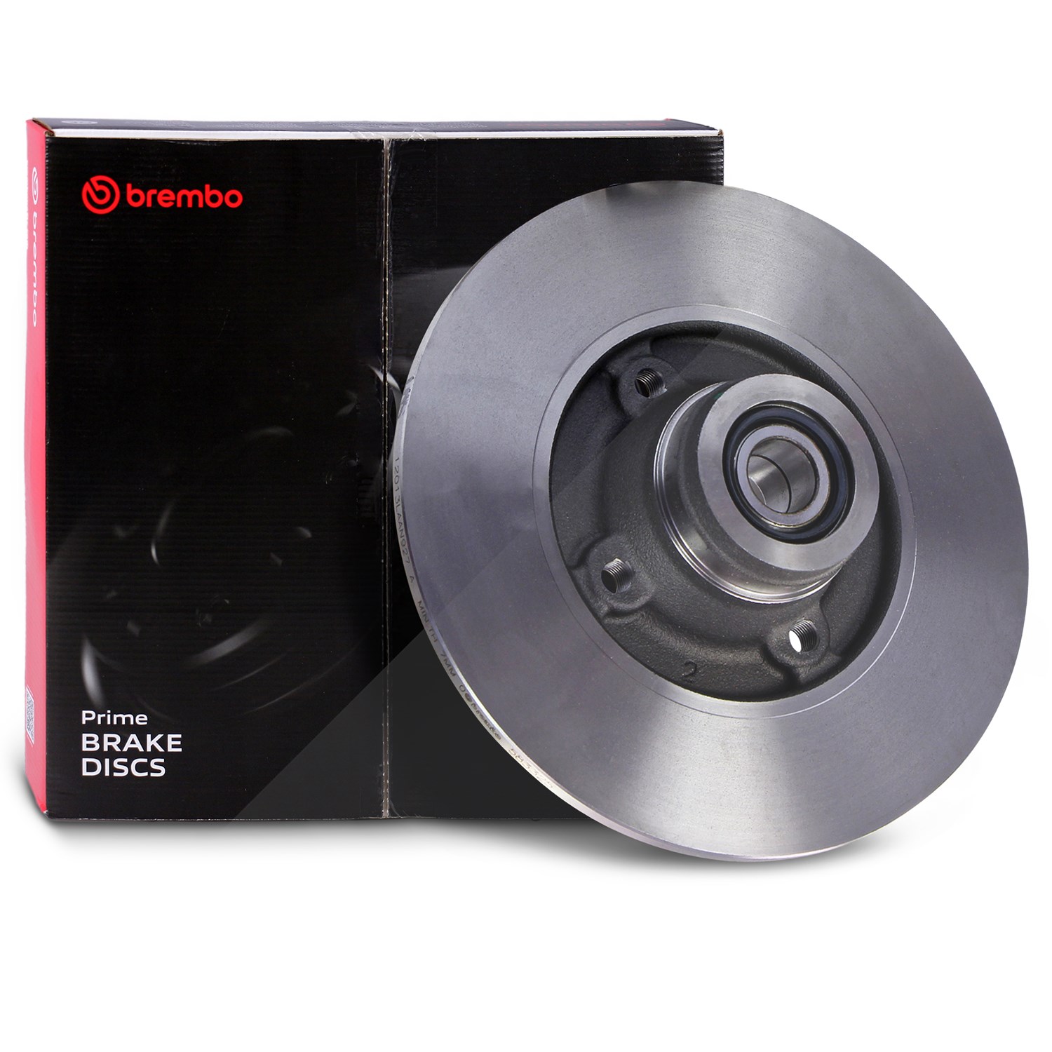 Brembo 1x Bremsscheibe mit Radlagersatz Hinten Voll [Hersteller-Nr. 08.5833.25] für Renault