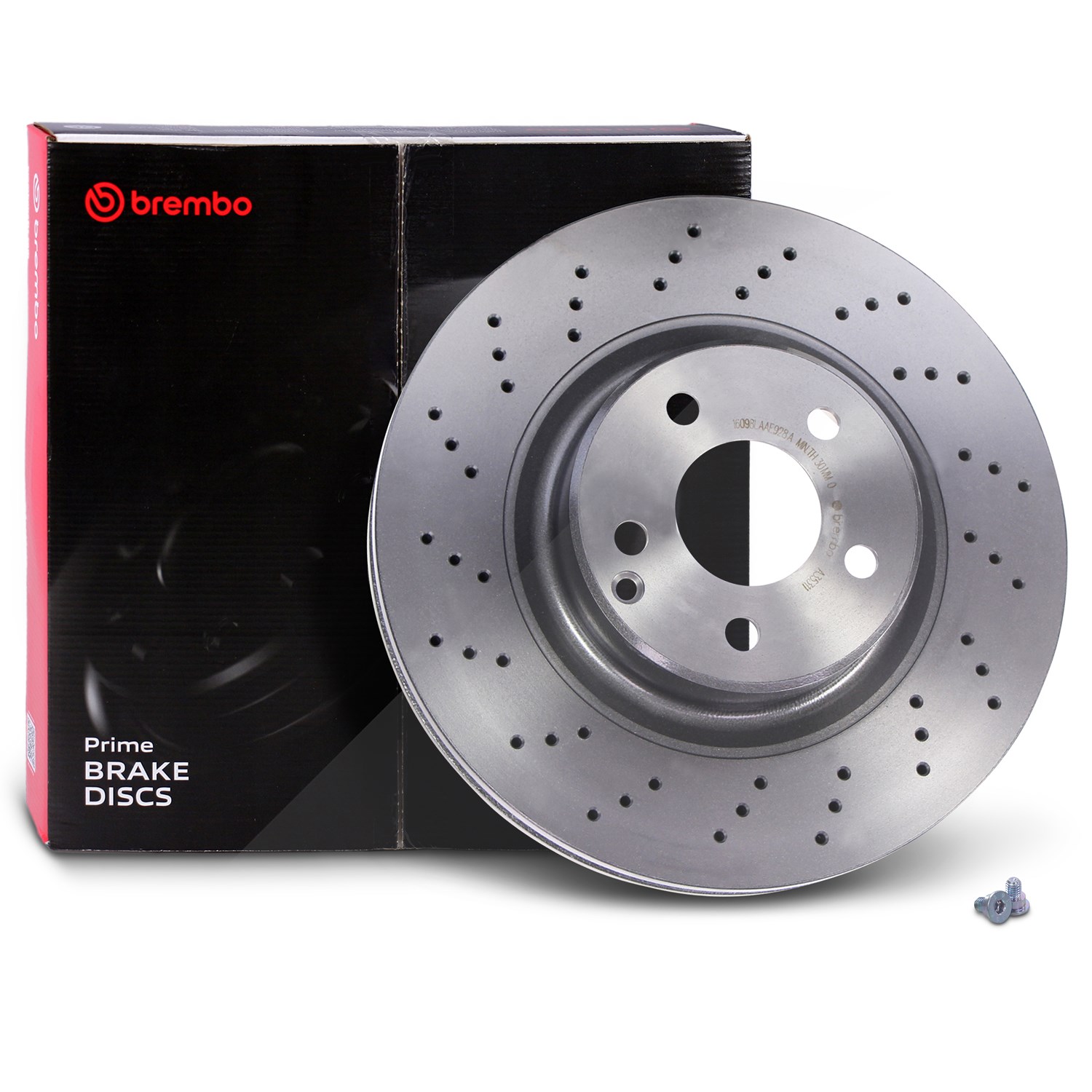 Brembo 1x Bremsscheibe Coated Disc Vorne Gelocht [Hersteller-Nr. 09.A353.11] für Mercedes-Benz