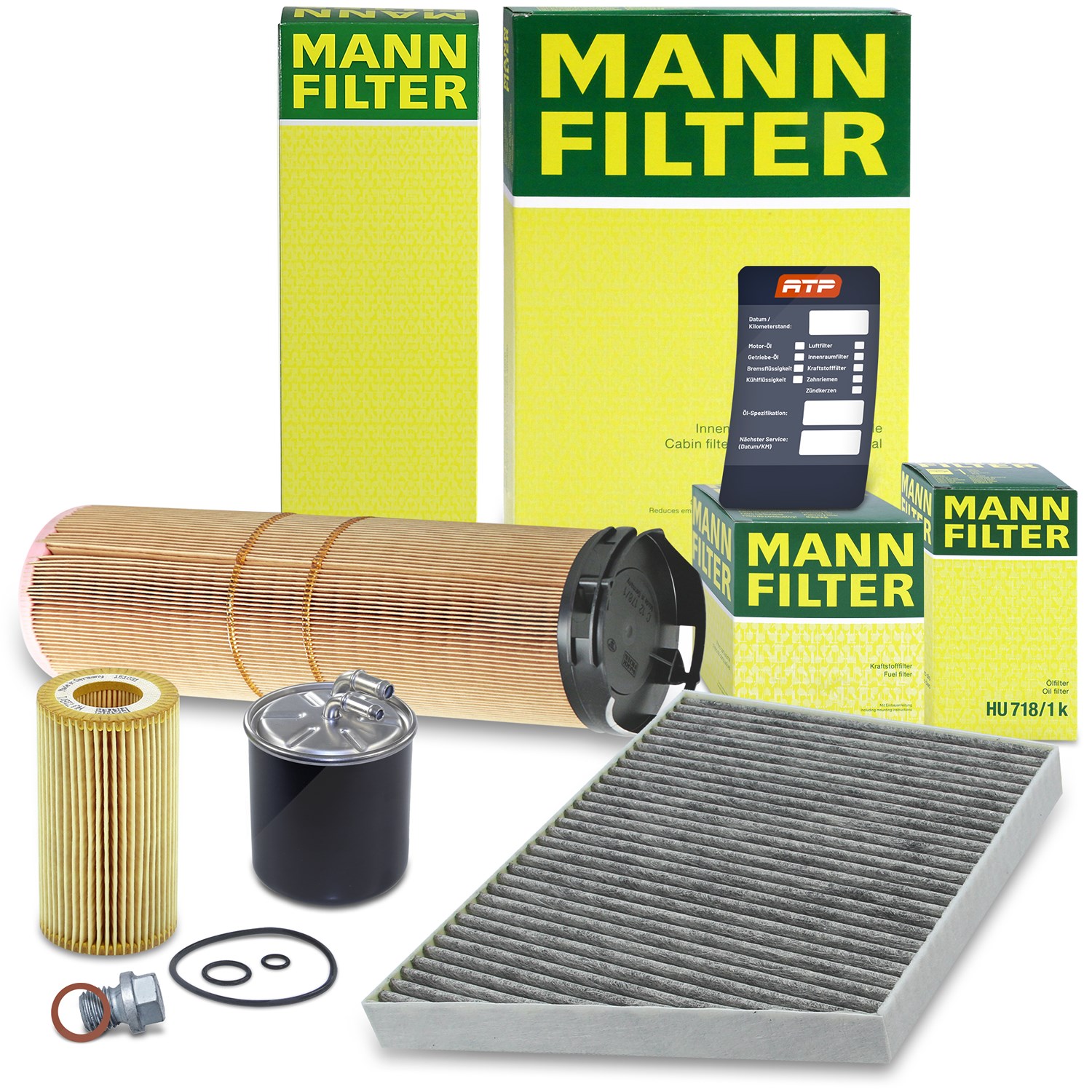 Mann-filter Inspektionspaket Filtersatz SET B [Hersteller-Nr. 10491254] für Mercedes-Benz
