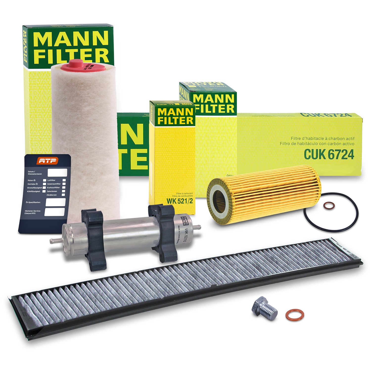 Mann-filter Inspektionspaket Filtersatz SET B [Hersteller-Nr. 10491261] für BMW