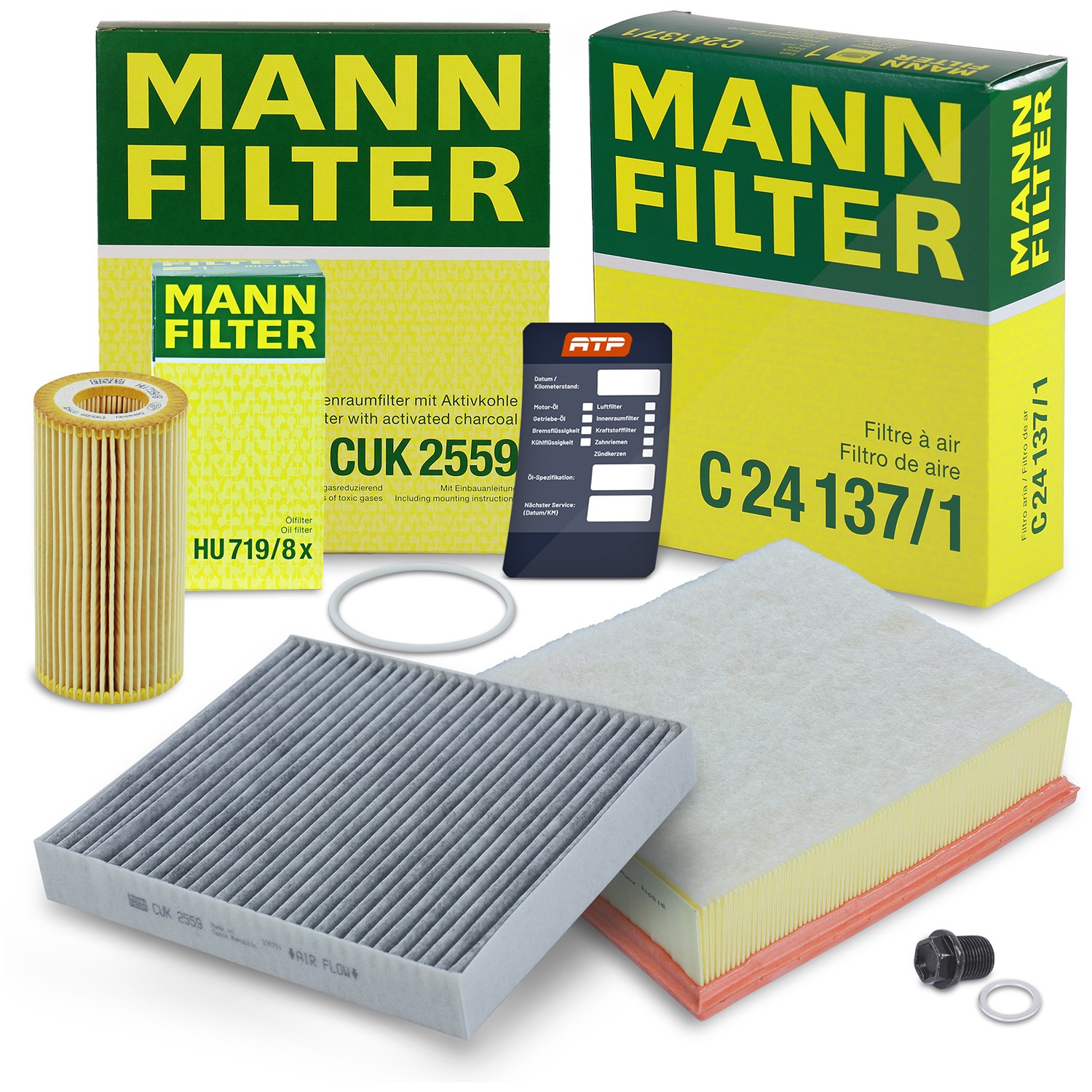 Mann-filter Inspektionspaket Filtersatz SET A [Hersteller-Nr. 10491767] für Ford