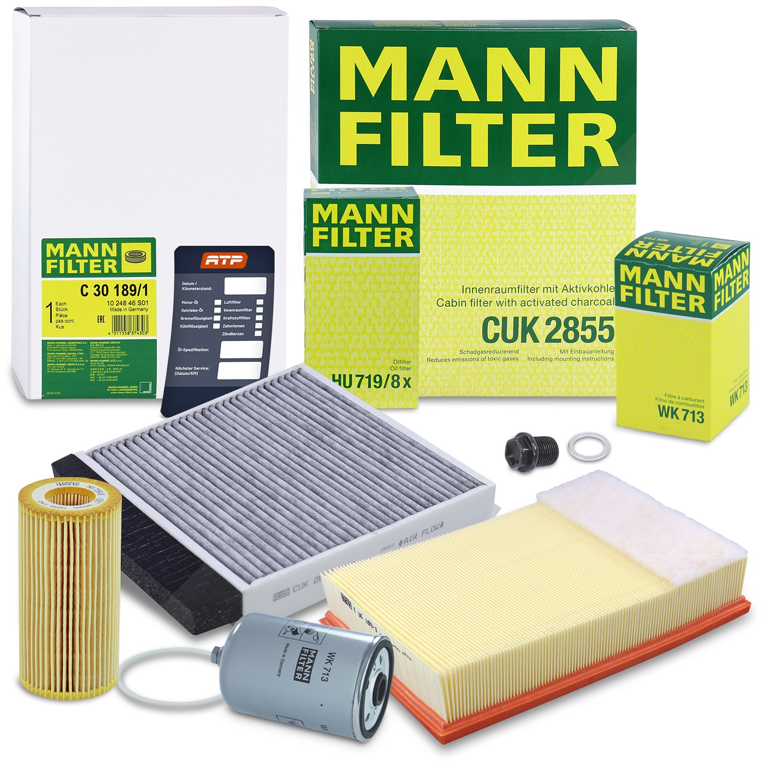 Mann-filter Inspektionspaket Filtersatz SET B [Hersteller-Nr. 10491769] für Volvo