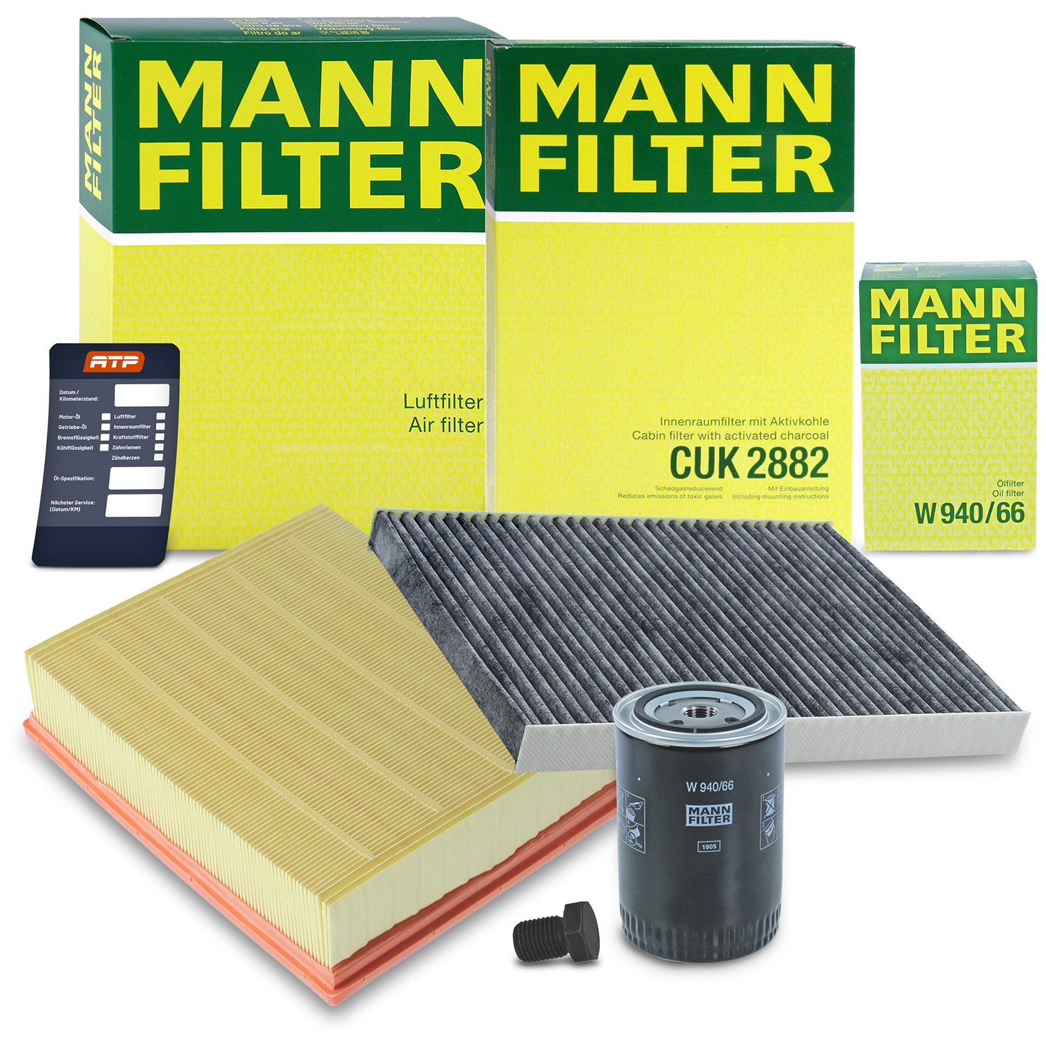 Mann-filter Inspektionspaket Filtersatz SET A [Hersteller-Nr. 10491774] für VW